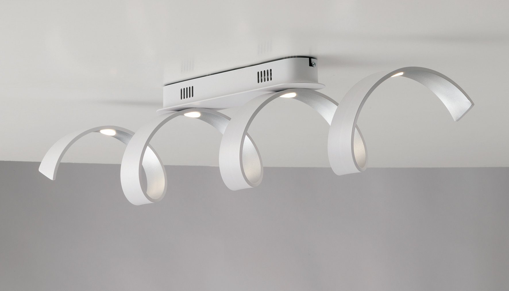 LUCE Design LED fest HELIX, Deckenleuchte integriert, Warmweiß LED