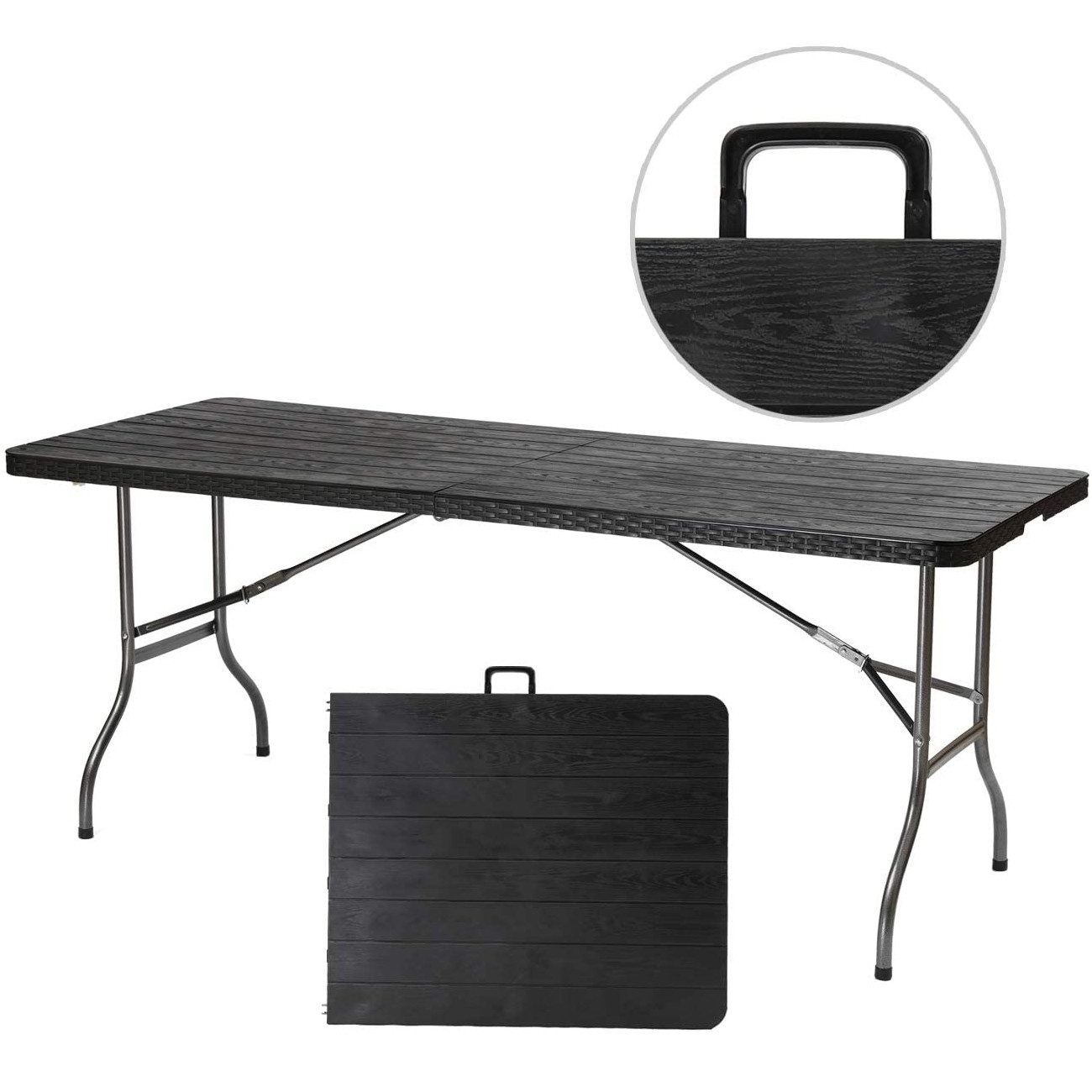 Sekey Klapptisch Klappbarer Tisch Campingtisch Faltbar Buffettisch Gartenti günstig online kaufen
