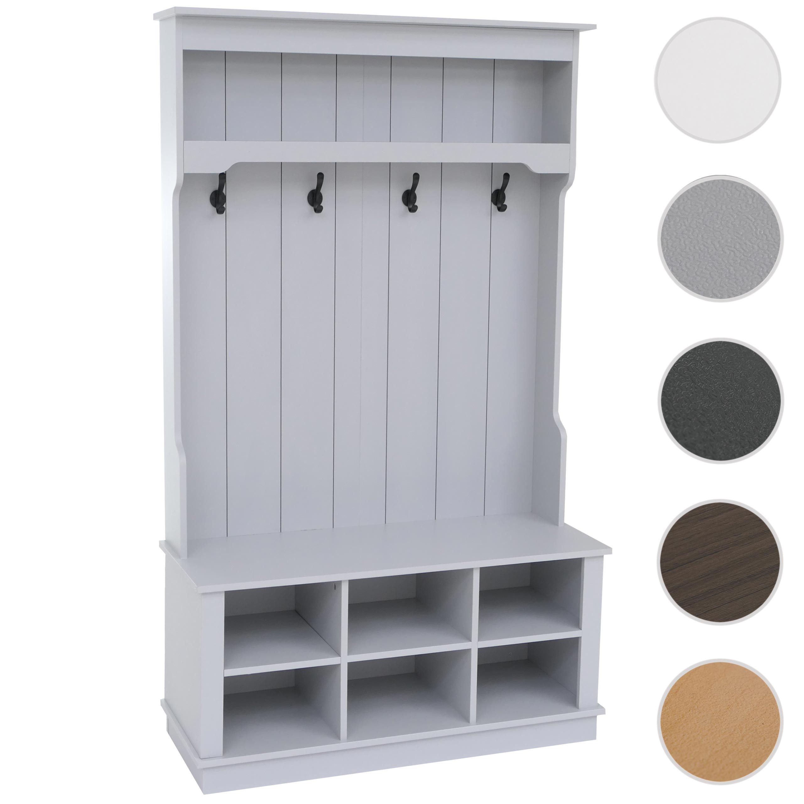 MCW Garderobe MCW-P26, Mit sechs Staufächern für Schuhe