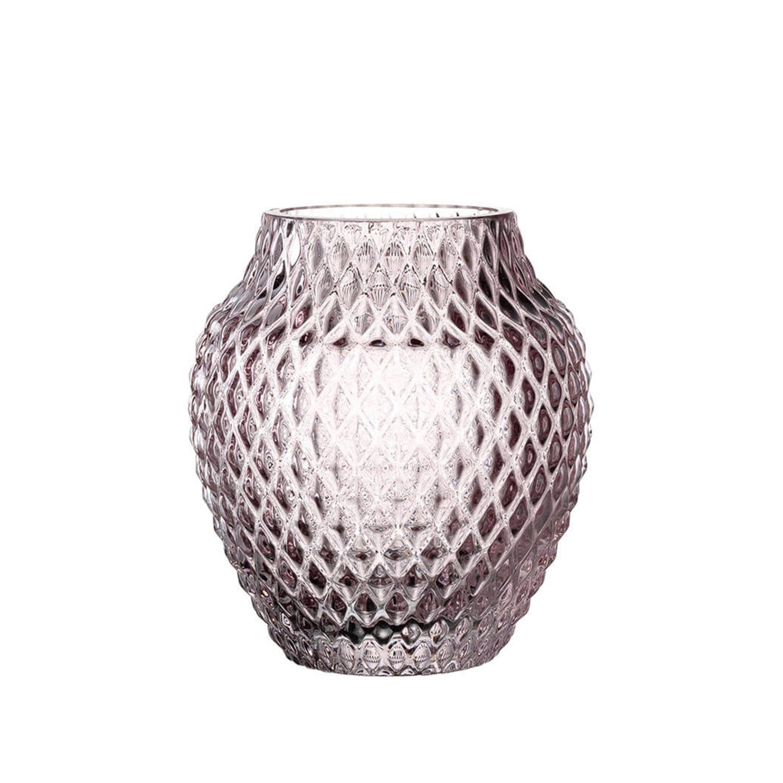Leonardo Vaso In Vetro Swirl Trasparente – Design Moderno, Fondo Spesso, Altezza 20 Cm - 3