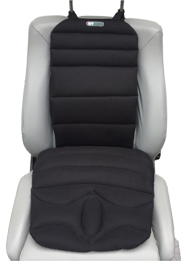mit Klimamatte SITBACK Sitzkissen black-air Basic Light Autositzauflage