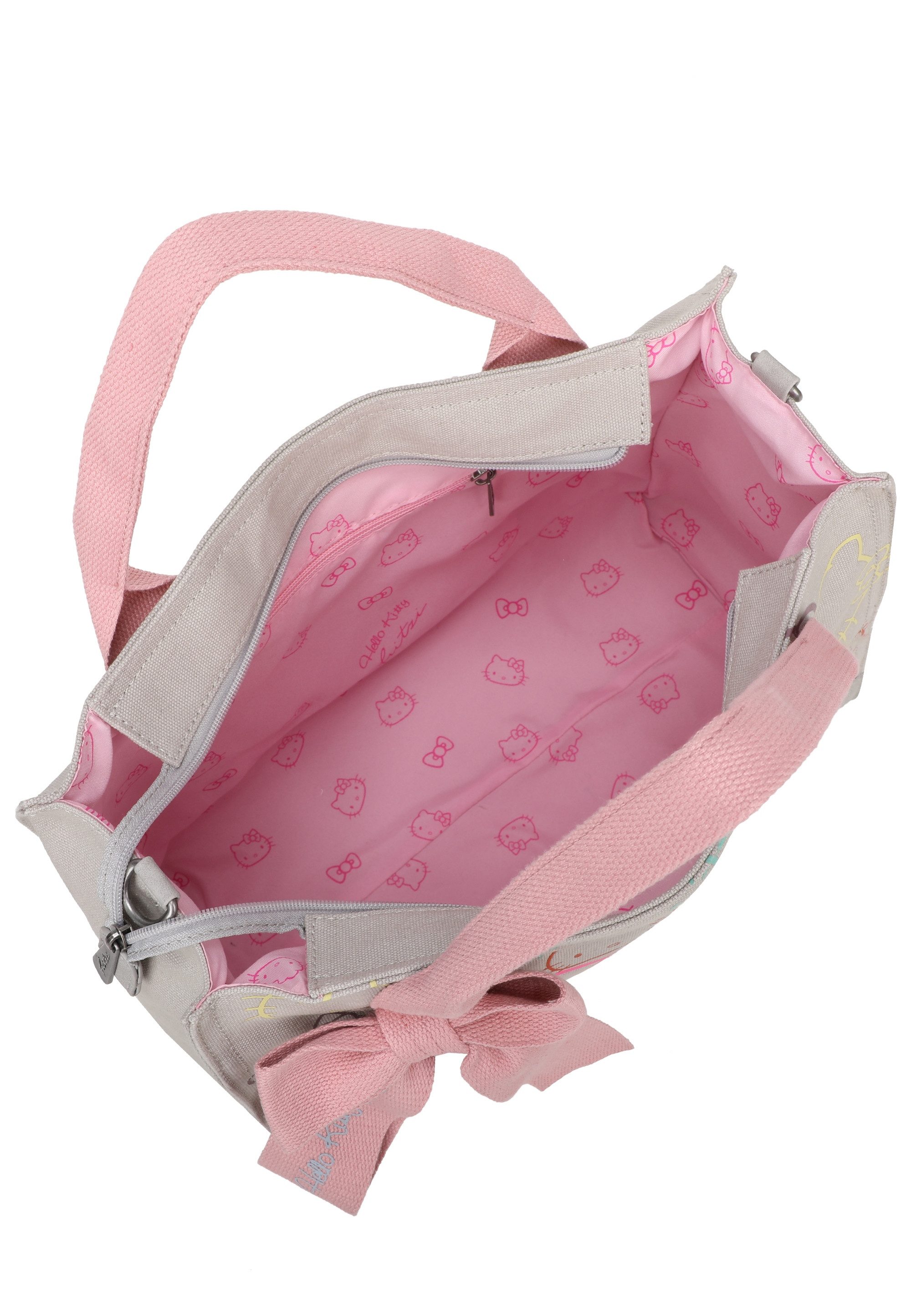 Fritzi aus Preußen Henkeltasche Tote Bag Canvas Limited Outline, mit Hello Kitty-Print