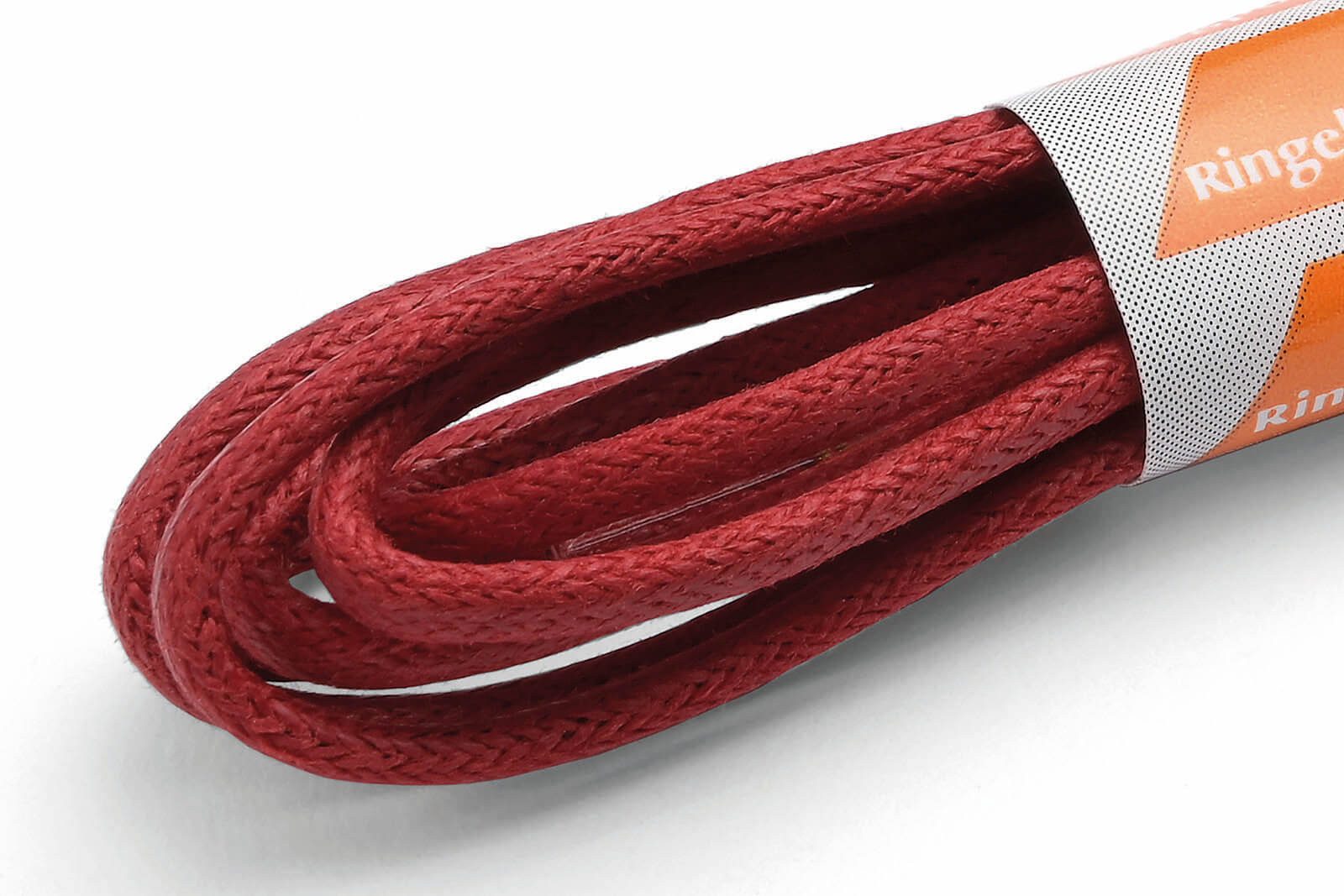 Ringelspitz Schnürsenkel perfekt für elegante Schuhe und kleine Ösen, - Rund, medium und gewachst - Ø 2,5 mm