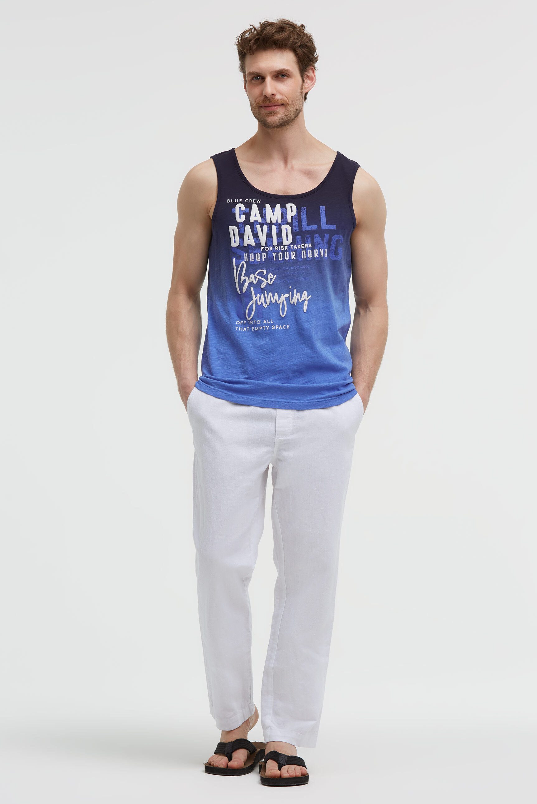 CAMP DAVID Tanktop aus Baumwolle