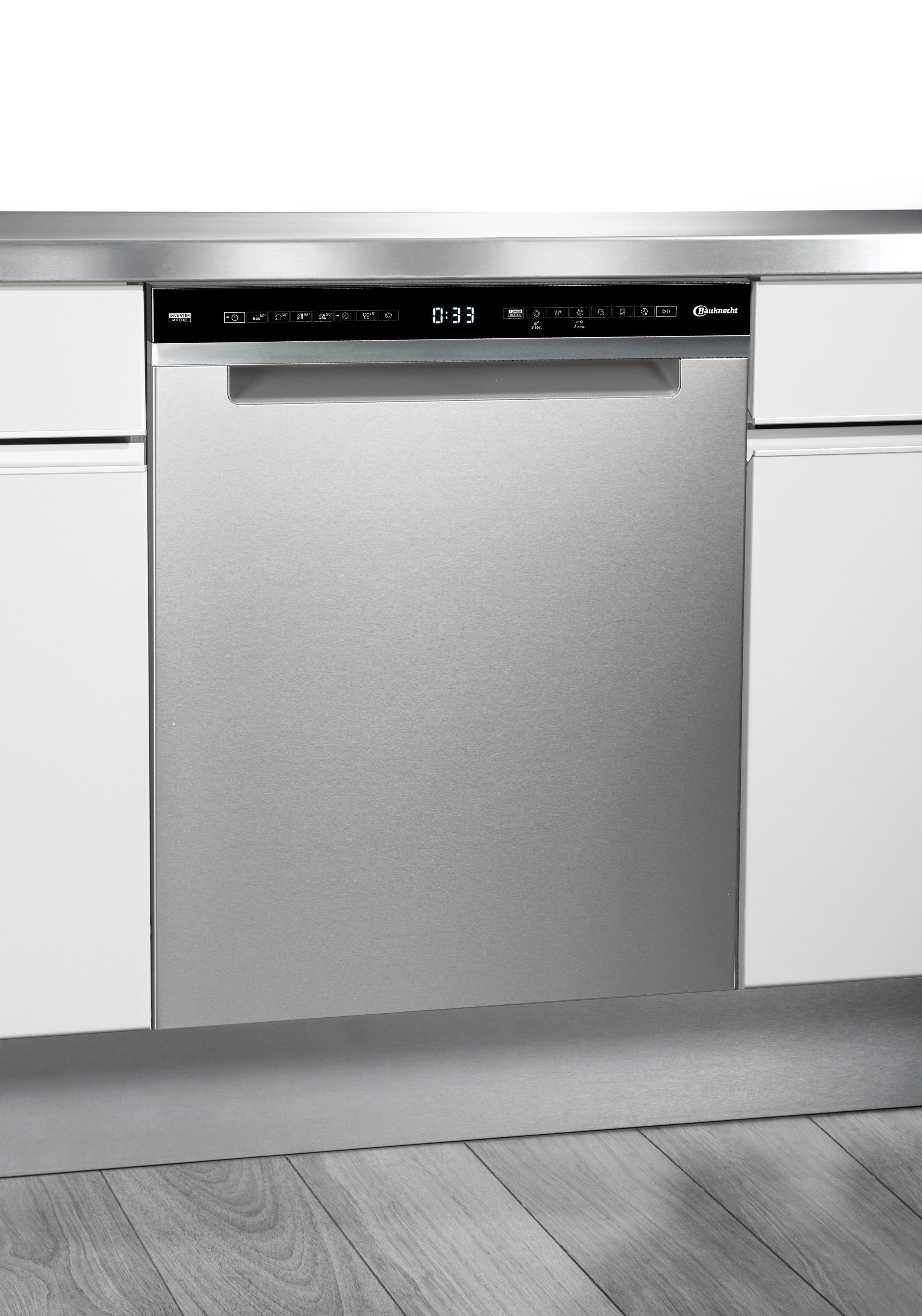 BAUKNECHT Unterbaugeschirrspüler BKSV1 UAM, 15 Maßgedecke, SpaceClean – die 3. Schublade für hohe Gläser und Müslischalen – Bild 4 von 5