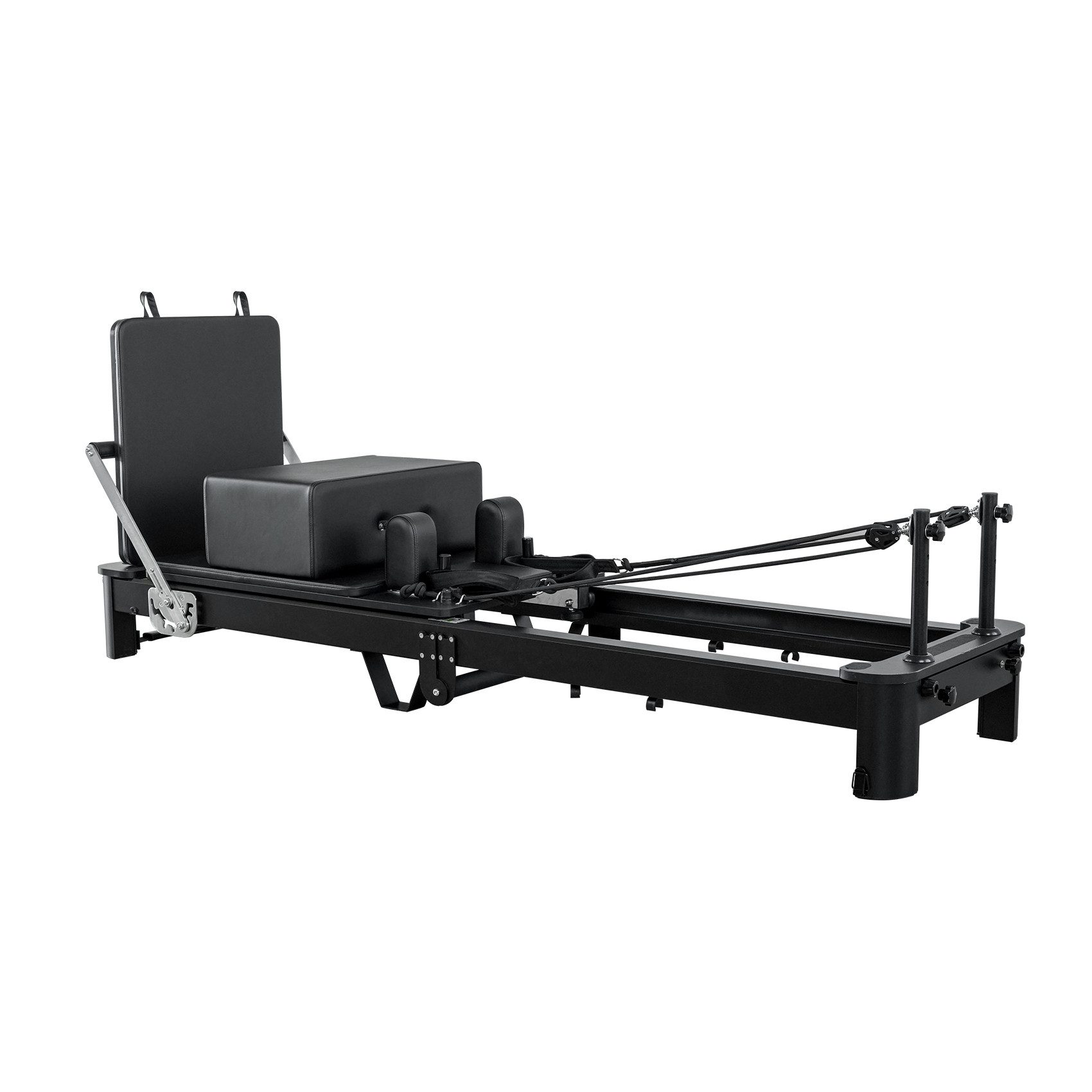 JASPORT Pilates-Reformer P78 aus Aluminiumlegierung, (Pilates Reformer, 6 Federn, Sitzpolster), Klappbares Design mit hochfester Aluminiumkonstruktion