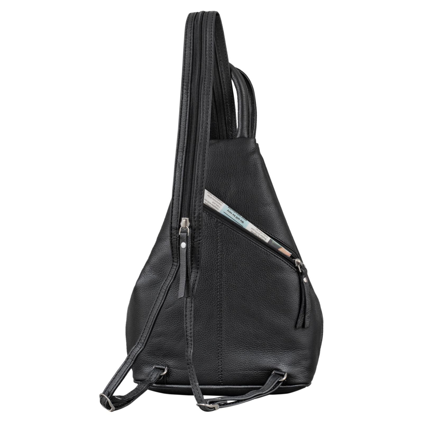 STILORD Cityrucksack "Lyanna" Sling Bag Damen Crossbody Rucksack 2-in-1 Leder