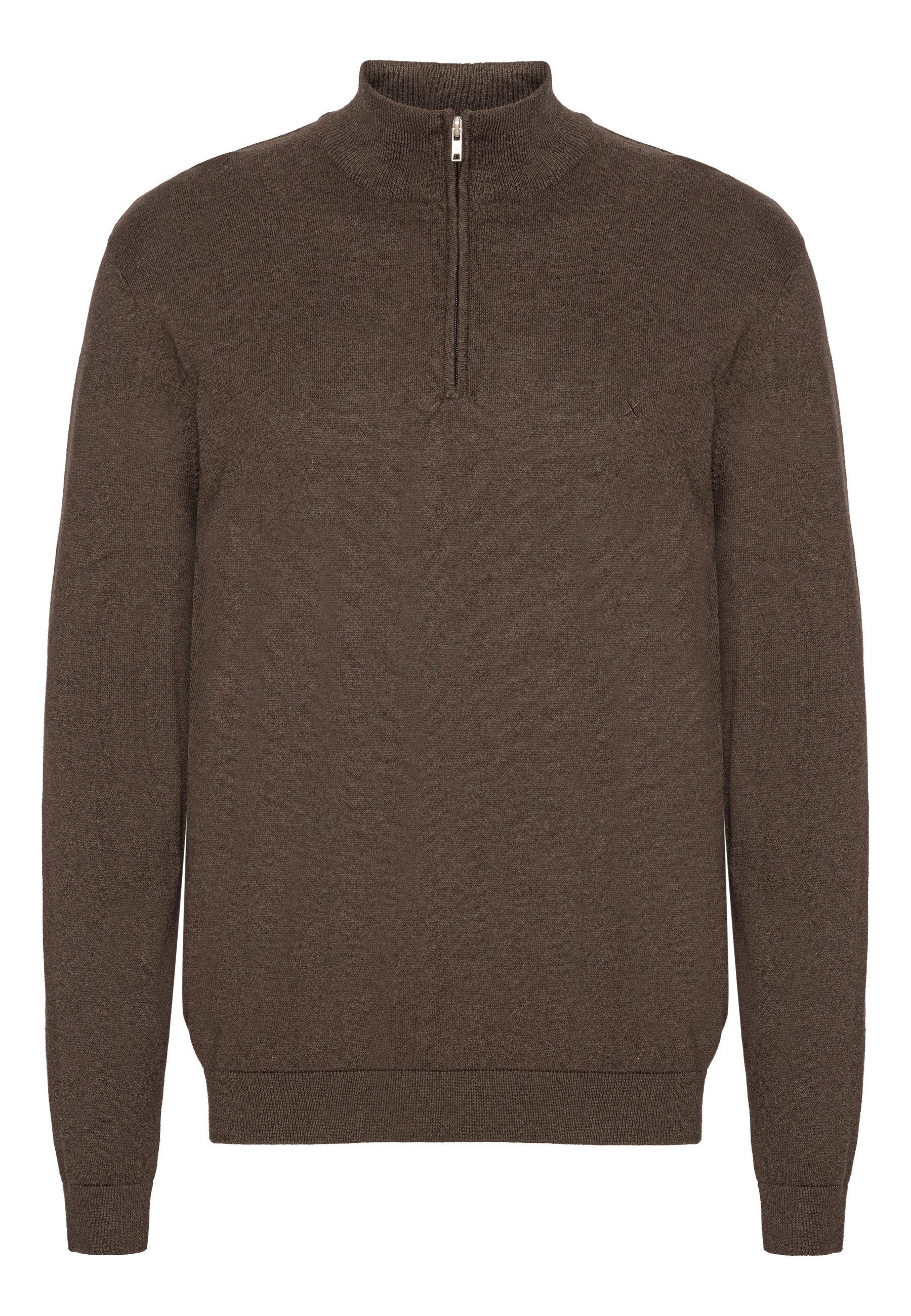 Clean Cut Copenhagen Sweater Clean Cut Copenhagen Claude Half-Zip Knit (1-tlg)
