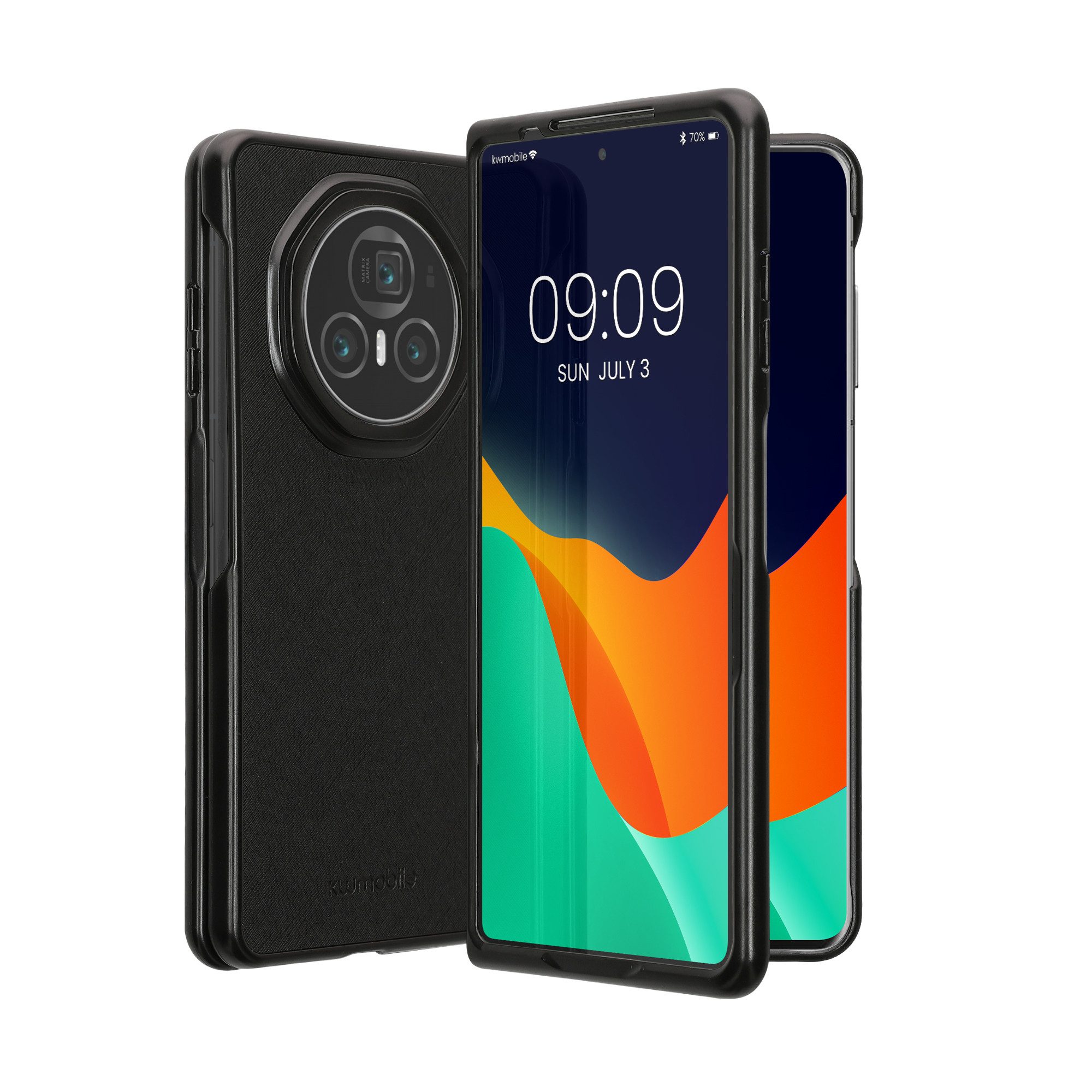 kwmobile Handyhülle Flip Hardcase für HONOR Magic V3, Hülle für Foldable Handy - Handyhülle