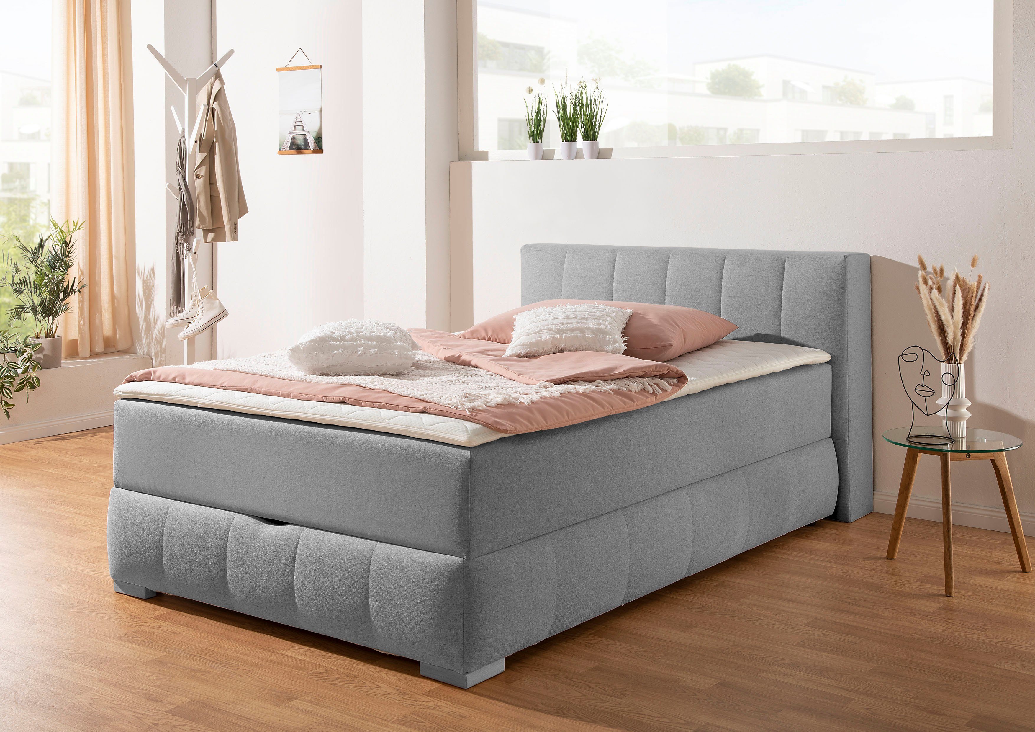 Home affaire Boxbett Chelles, inkl. Topper und Bettkasten
