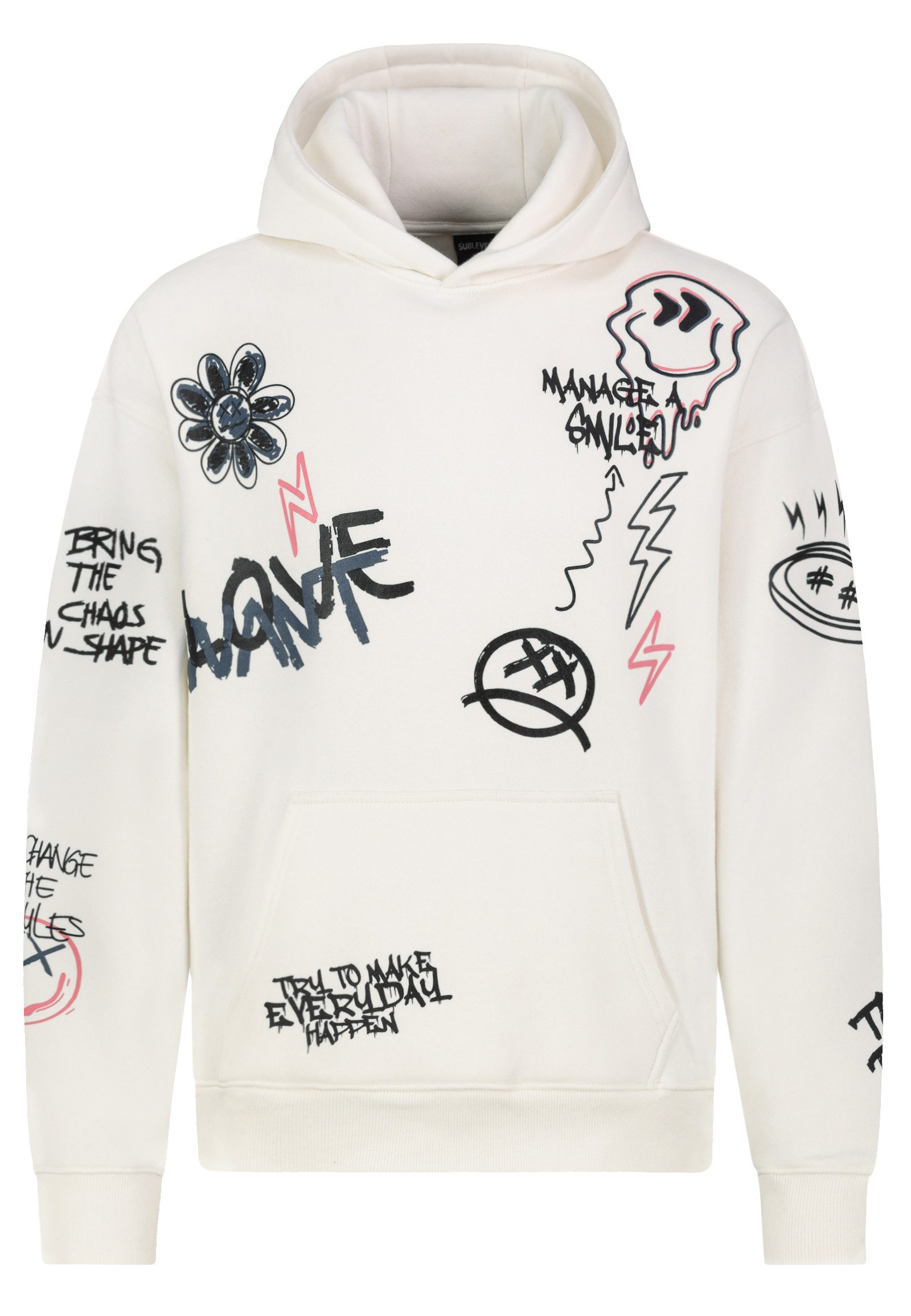 SUBLEVEL Hoodie Herren Kapuzenpullover mit Prints günstig online kaufen