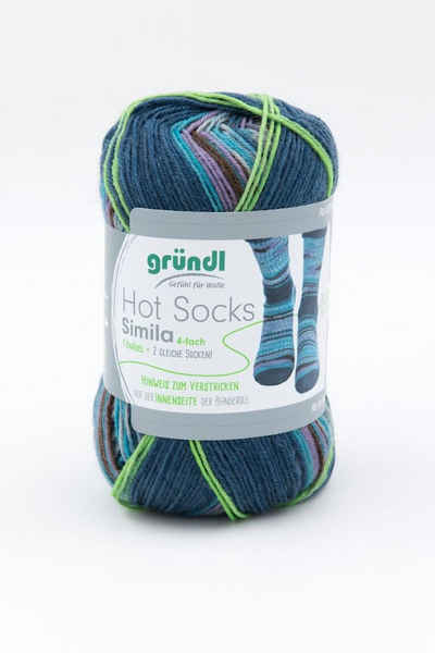 Gründl Gründl Sockenwolle Hot Socks Simila 100 g Häkelwolle