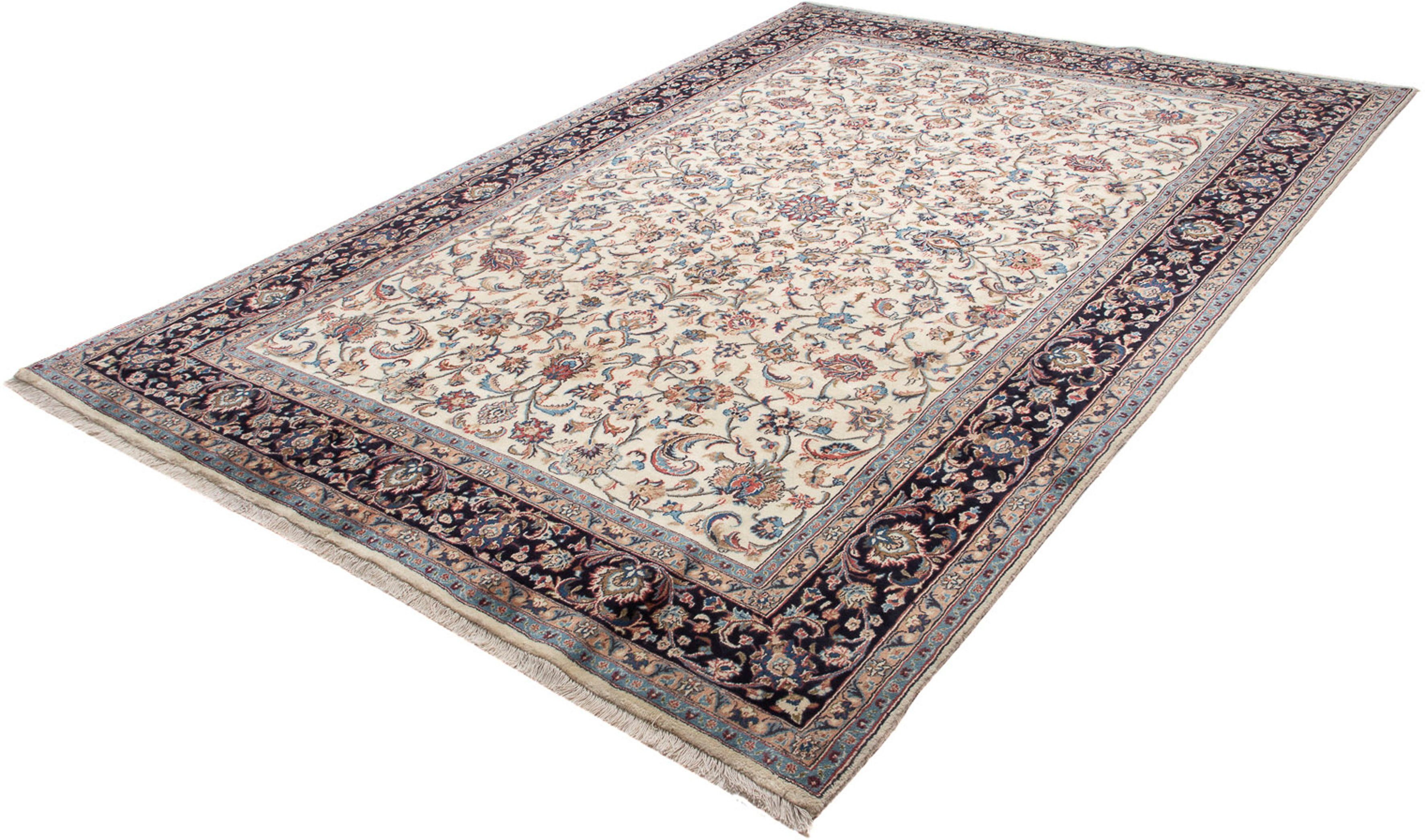 Orientteppich Perser - Classic - 291 x 196 cm - beige, morgenland, rechteckig, Höhe: 10 mm, Wohnzimmer, Handgeknüpft, Einzelstück mit Zertifikat