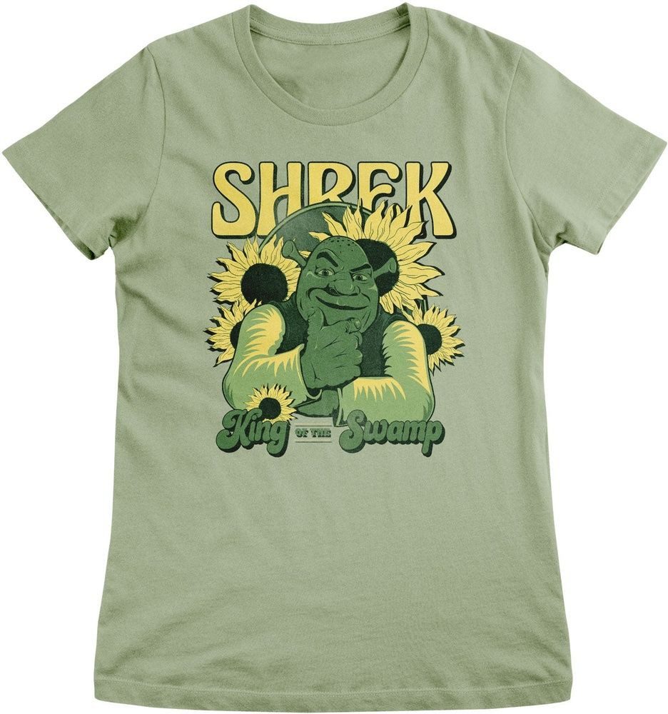 Shrek T-Shirt Shrek - King Of The Swamp Girly Tee