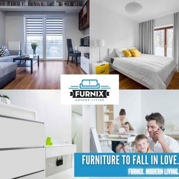 Furnix Esstisch Mekkie-3 Küchentisch 70x120 cm mit Holzgestell und Beine Buche massiv, nachhaltig & robust, strapazierfähige Möbelplatte