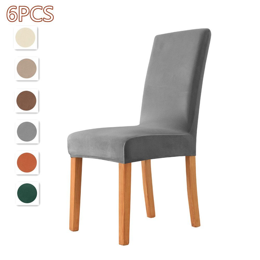 XDeer Stuhlhusse Stuhlhussen,Stretch Stuhlhusse Esszimmerstuhl Hussen, günstig online kaufen
