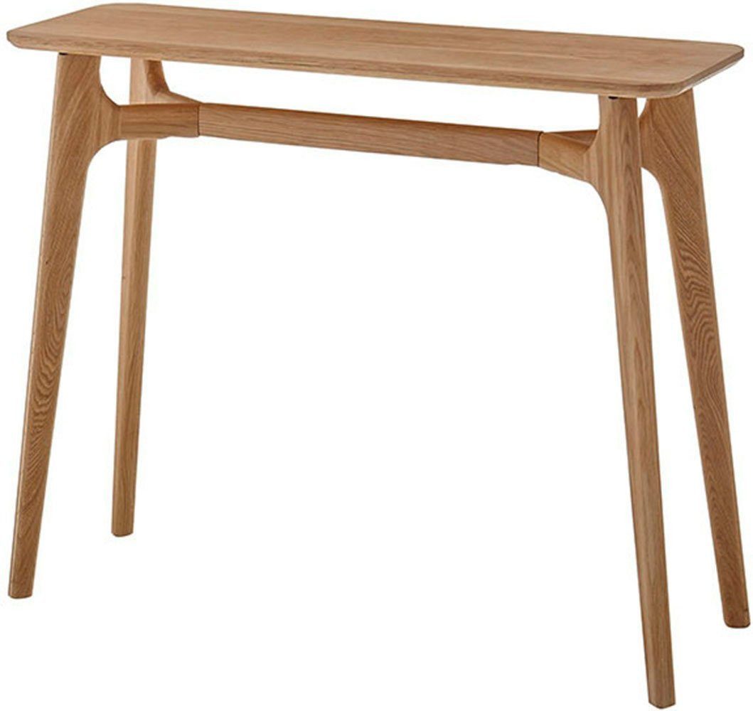 möbelando Konsole BANTRY, in holzfarben, Eiche - 100x80x35cm (BxHxT)