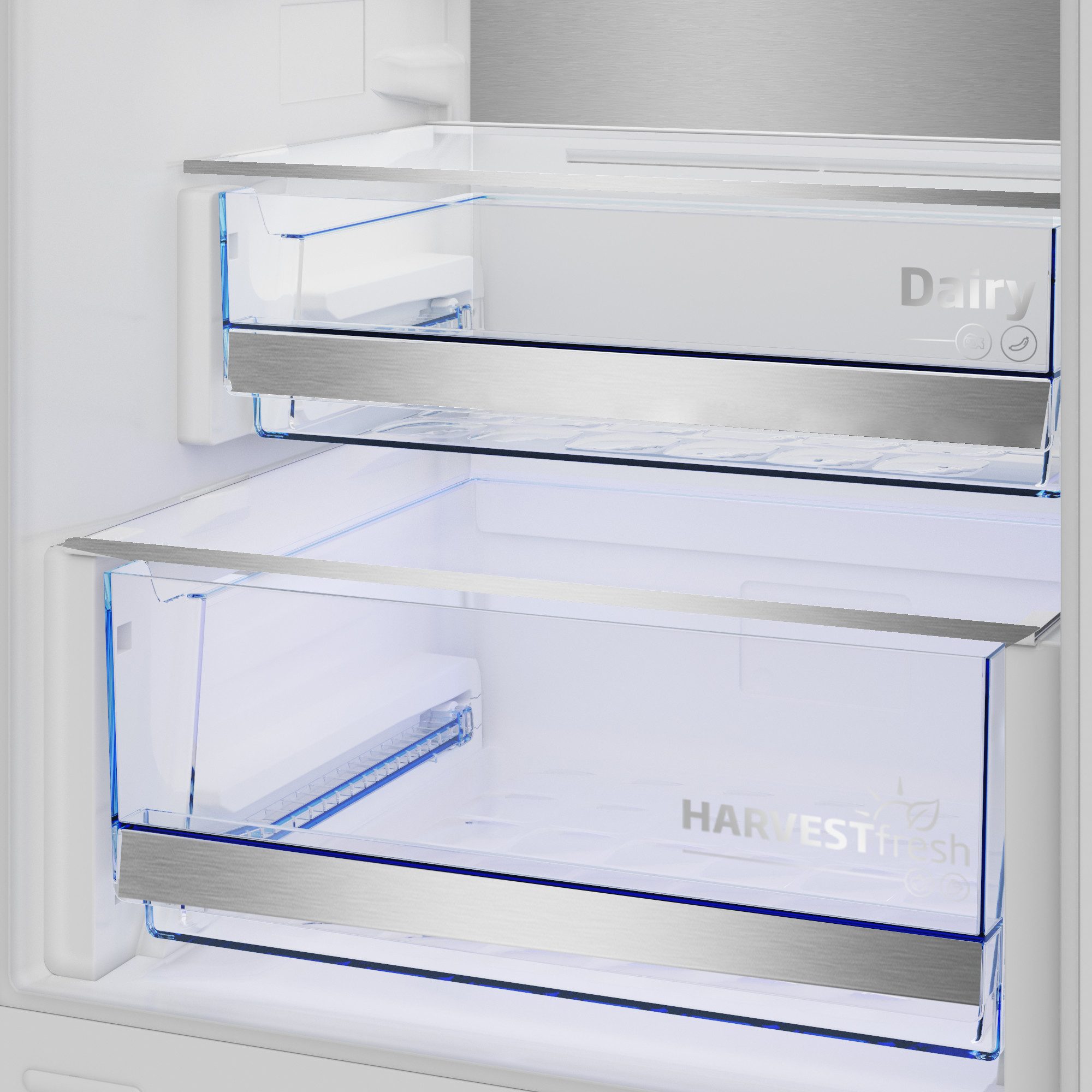 BEKO Einbaukühlgefrierkombination B7BCNA295HS2, 177,5 cm hoch, 57,5 cm breit, AeroFlow – für deutlich länger frische Lebensmittel