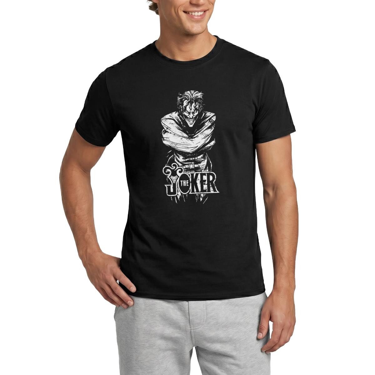 T-Shirt Joker Zwangsjacke Männer T-Shirt