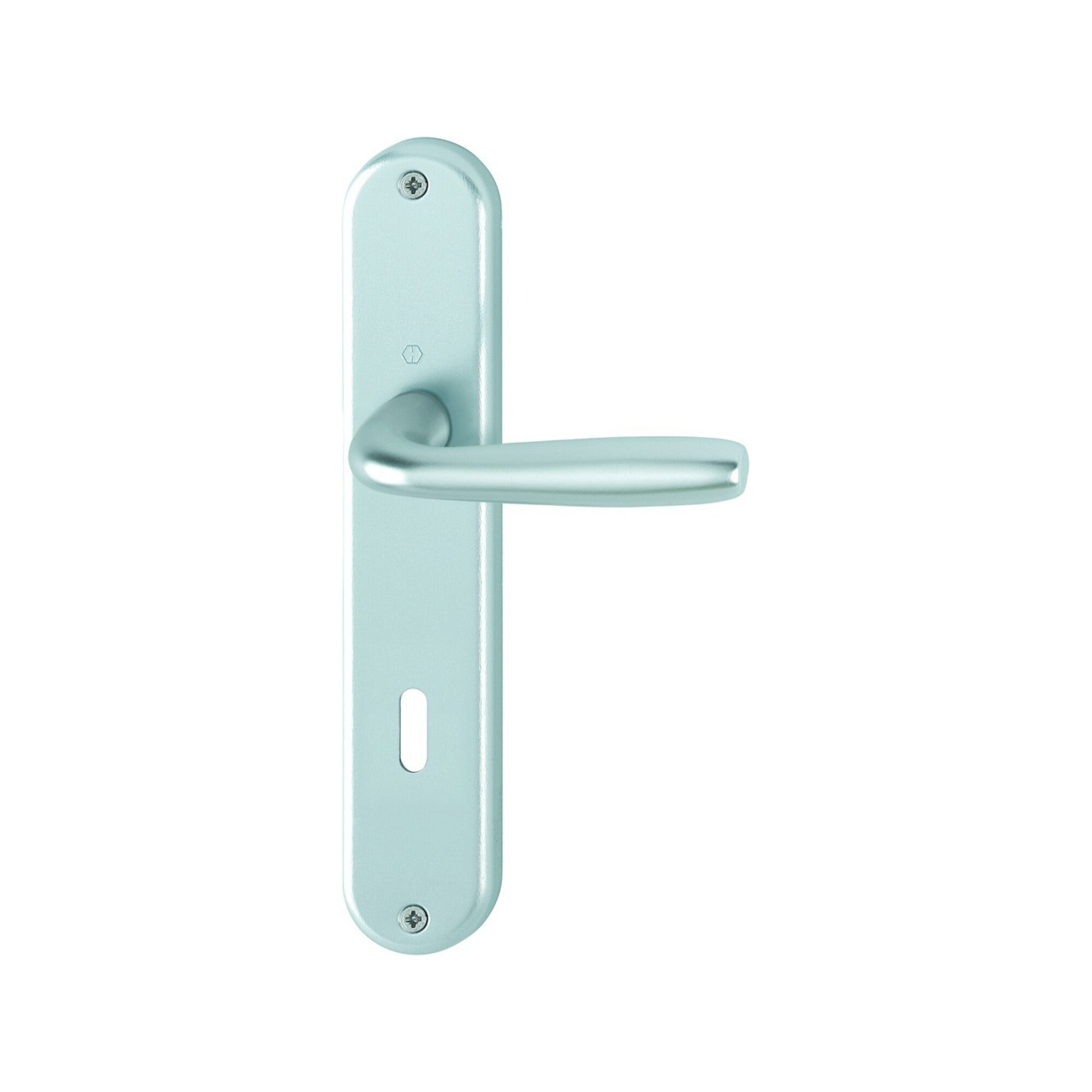 HOPPE Drückergarnitur HOPPE Alu-Lang-Grt,Maribor,8/72 /BB,F1(natur),40-50 1766/3022P