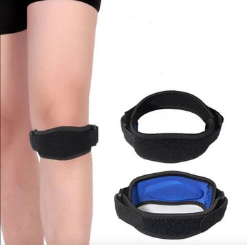 H-basics Fußbandage Knee Strap - Kniebandage Kniegurt Knieschmerzlinderungsorthese Sport, Wandern