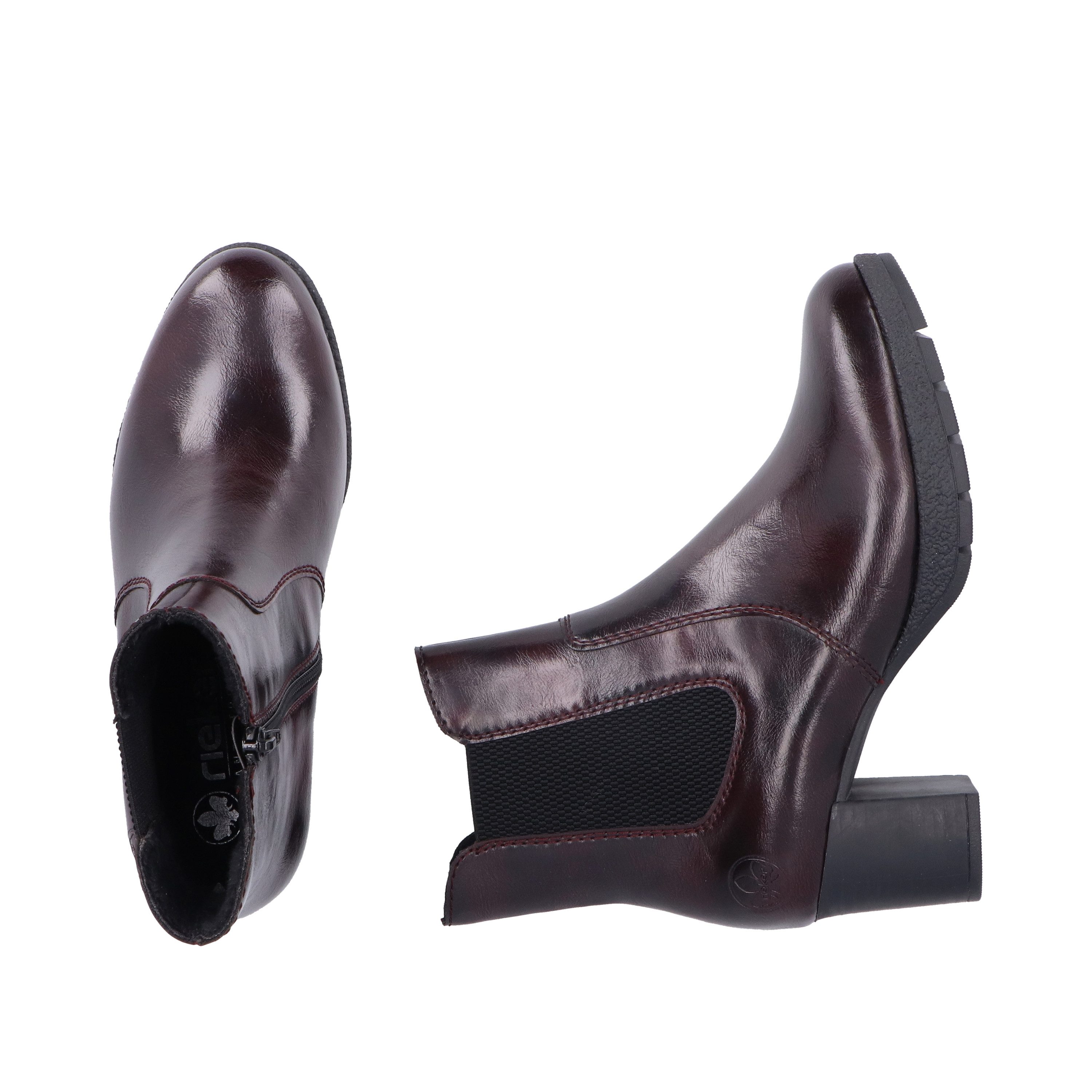 Rieker Chelseaboots Stiefelette mit Stretch und Reißverschluss