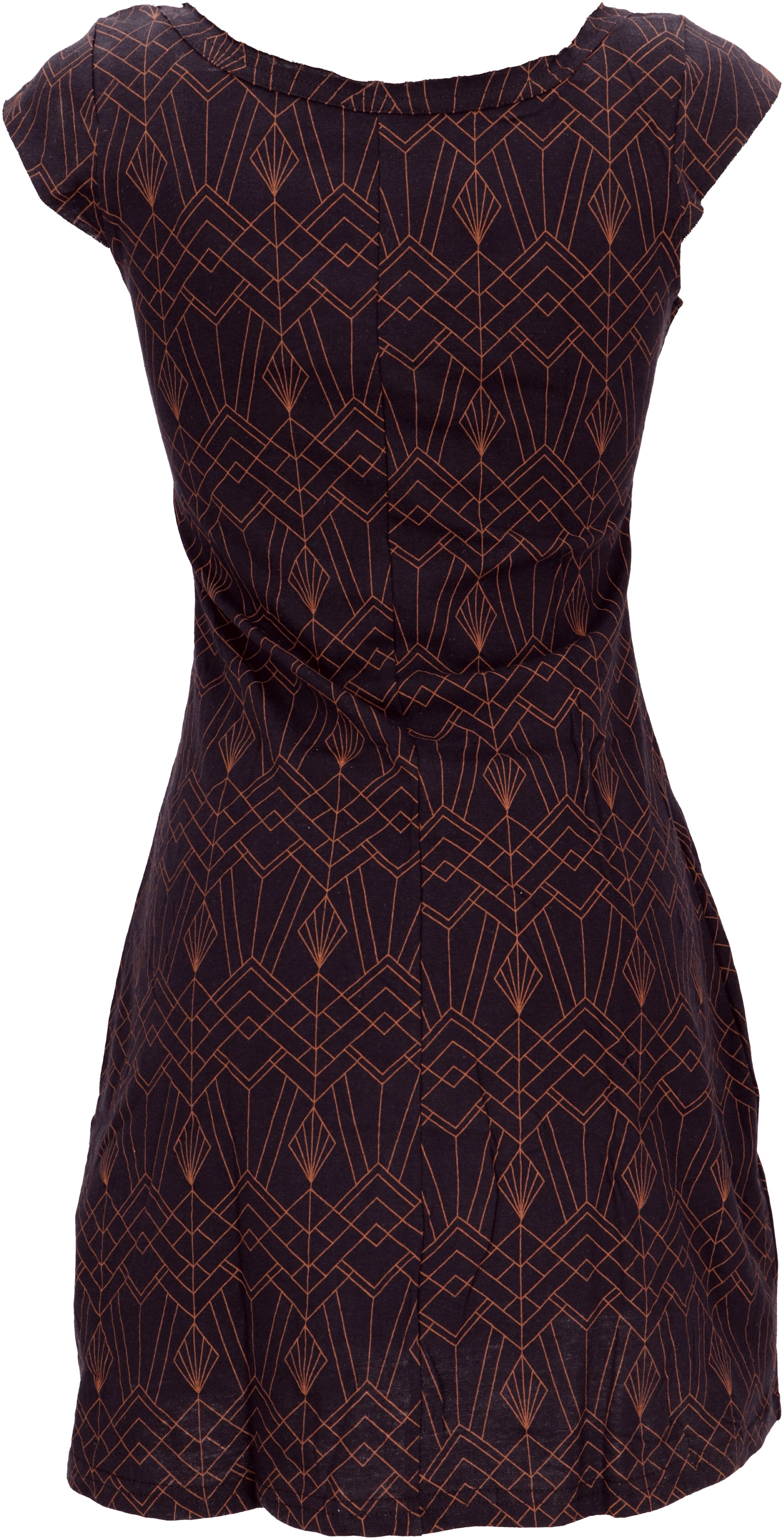 Guru-Shop Midikleid Ethno Minikleid, Goakleid mit Ärmelchen und.. alternati günstig online kaufen