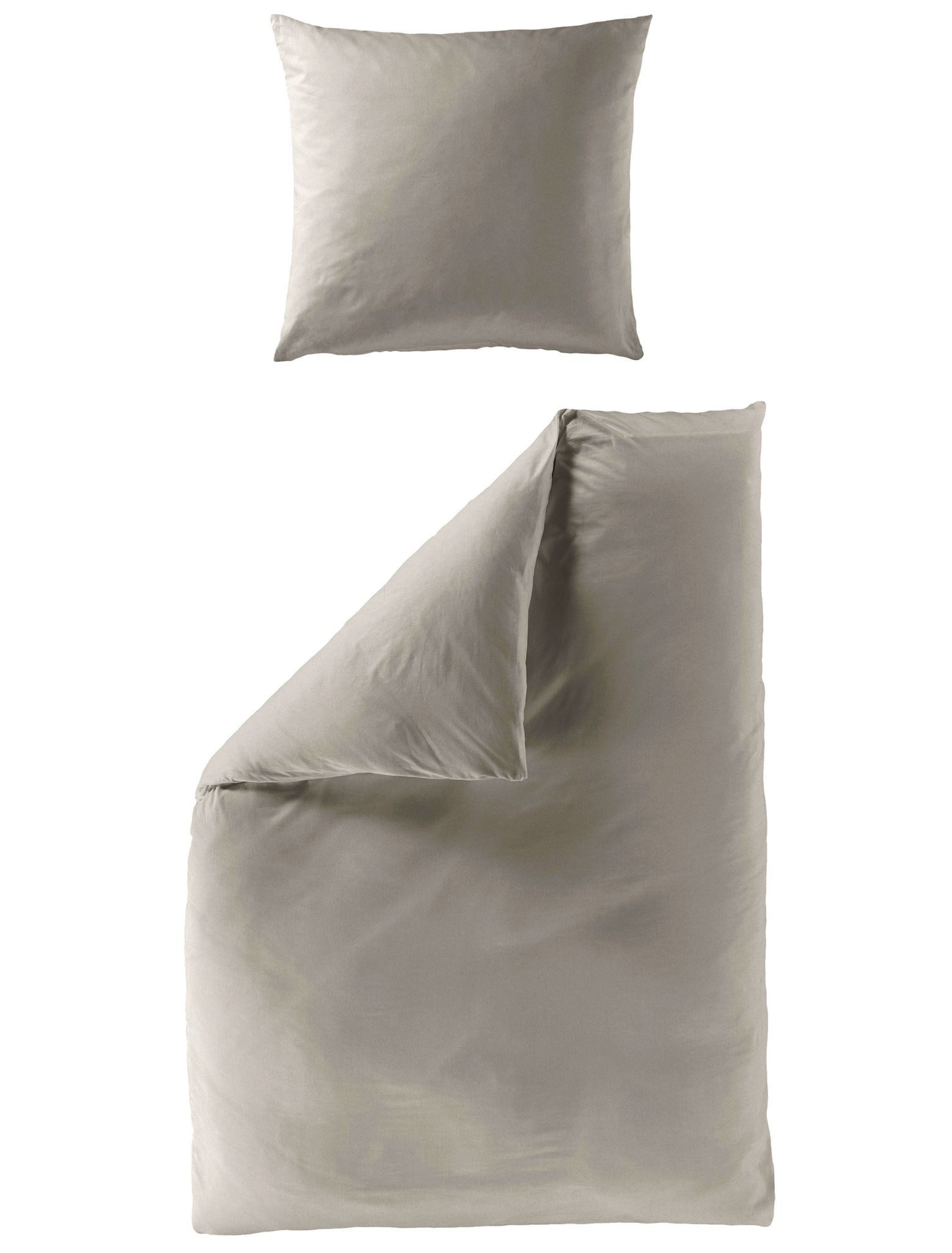 JACK Bettwäsche JACK by Bierbaum Uni Fein Biber Bettwäsche einfarbig Steing günstig online kaufen