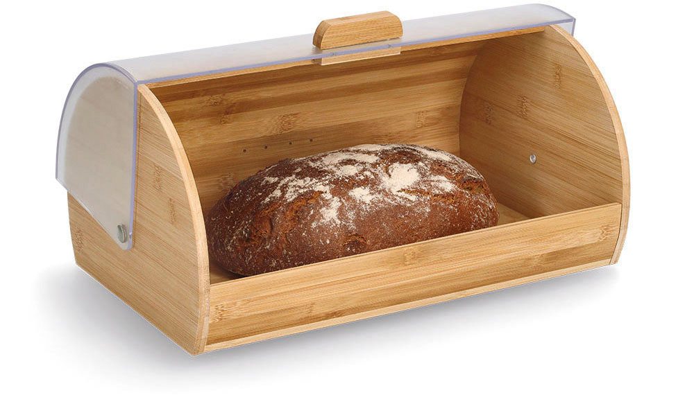 Zeller Present Brotkasten, Bambus, (1-tlg), integrierte Klappfunktion
