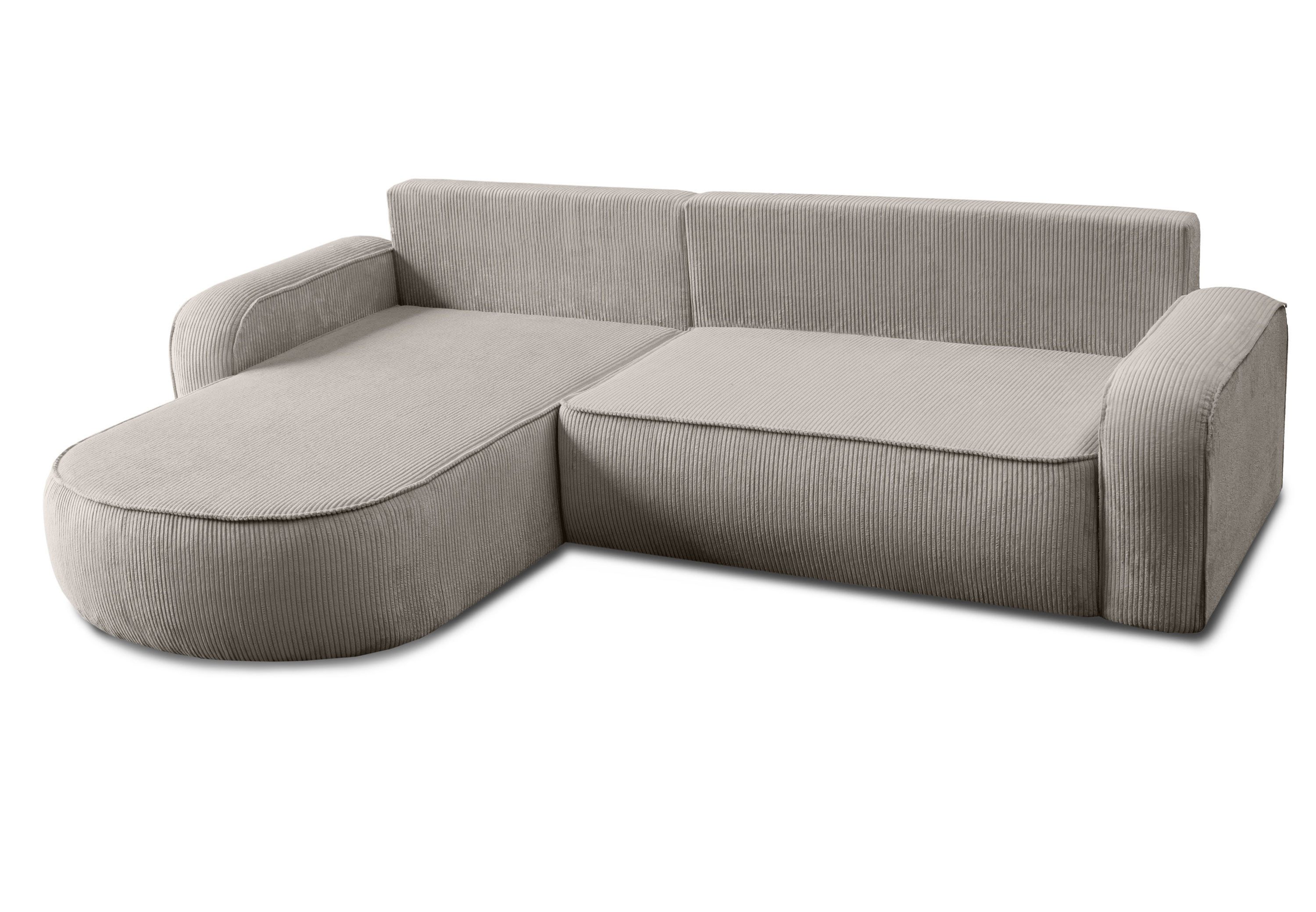 Lookway Ecksofa VENUS mit Schlaffunktion und Bettkasten, 275x78x178 cm – Bild 5 von 5
