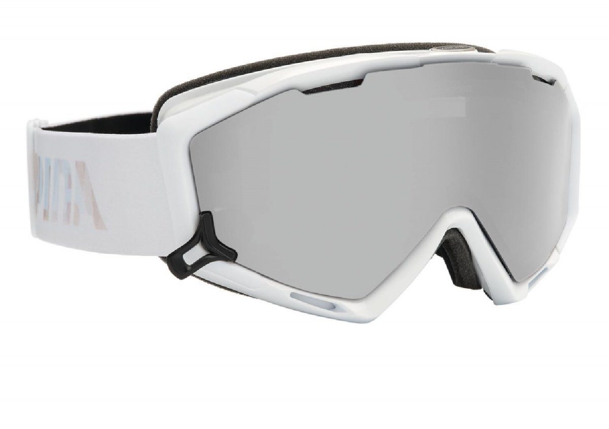 Alpina Sports Skibrille Alpina Panoma S MAG Q + MM Skibrille Snowboardbrille white Quattroflex