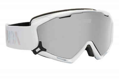 Alpina Sports Skibrille Alpina Panoma S MAG Q + MM Skibrille Snowboardbrille white Quattroflex