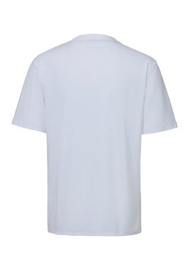 BOSS ORANGE T-Shirt (1-tlg) mit Label-Kontrastband innen am Rundhals
