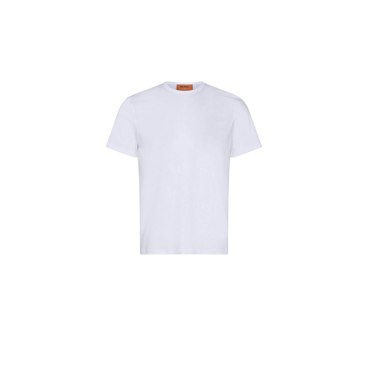 (1-tlg) T-Shirt Mos regular weiß Mosh fit
