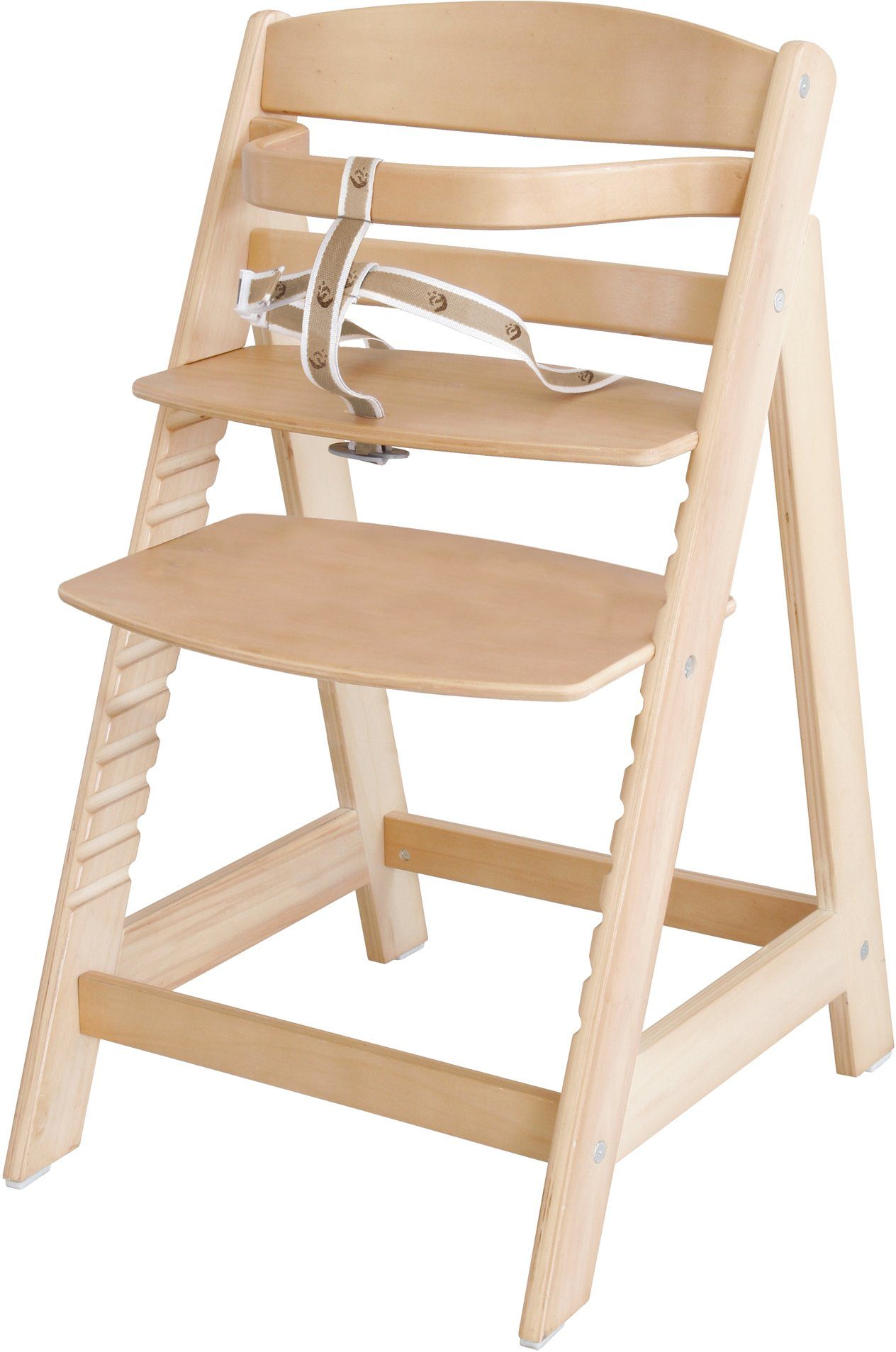 aus roba® Holz natur, up Treppenhochstuhl III, Hochstuhl Sit