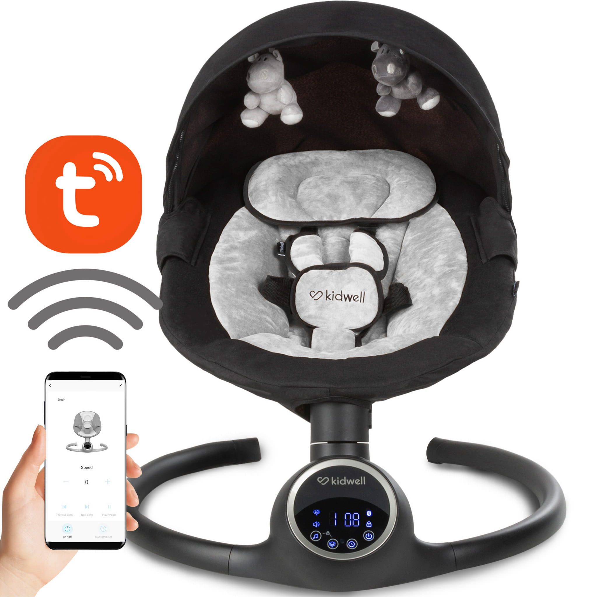 COIL Babywippe Elektrisch Babyschaukel, Multifunktional Babywippe, Schaukel günstig online kaufen