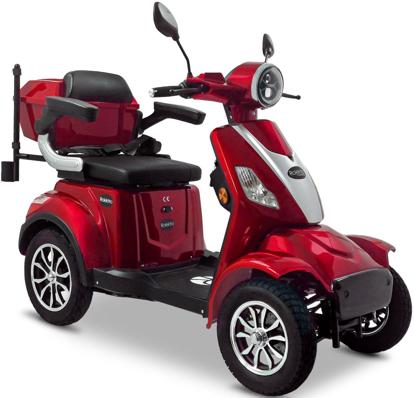 Rolektro Elektromobil »Rolektro E-Quad 25 V.3, Lithium Akku«, 25 km/h, (mit  Topcase) online kaufen | OTTO