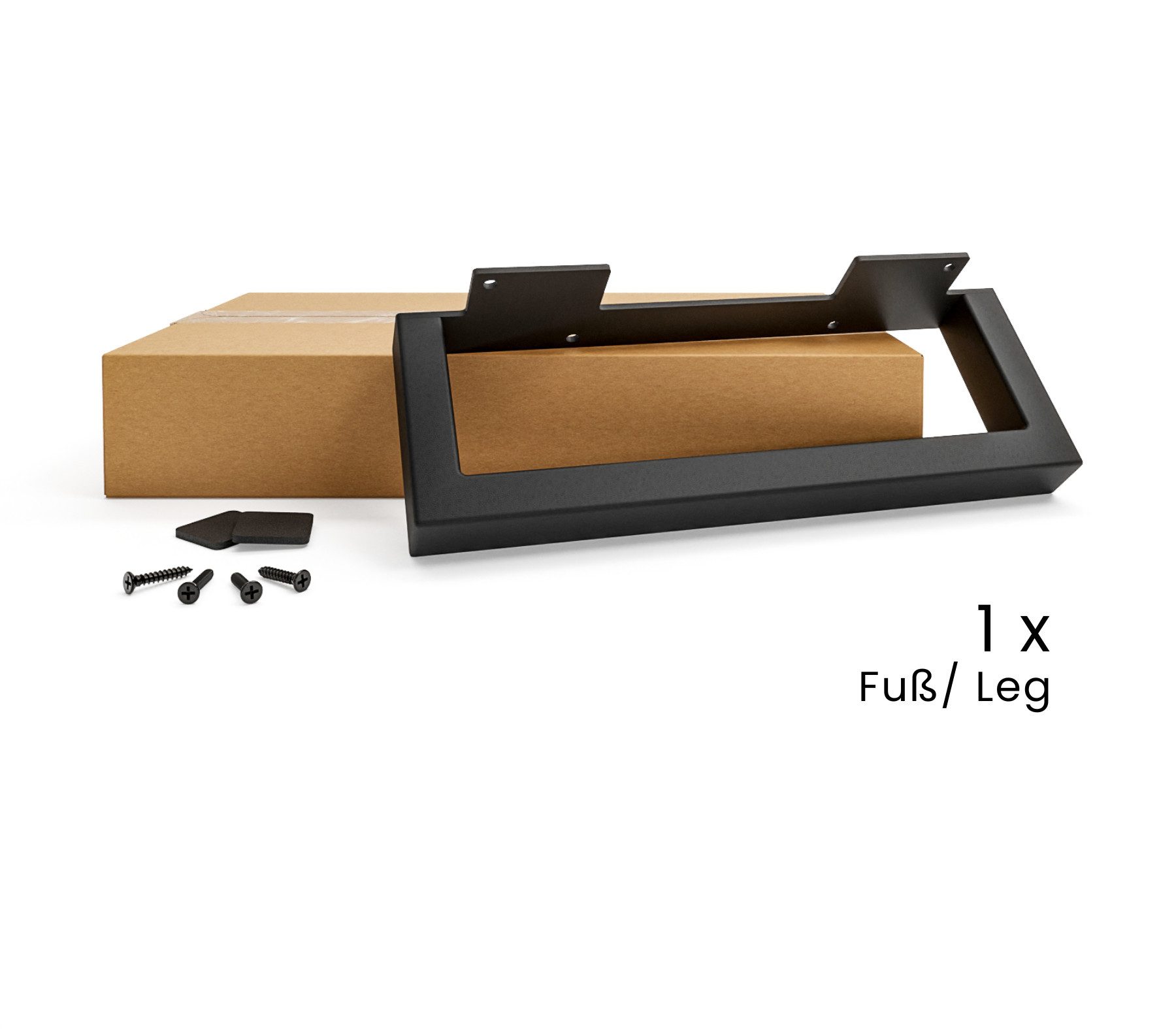 HEVVA Möbelfuß Möbelfüße GRAZ - 7 Größen von 20-50 cm - Kommodenbeine, Schrankfüße, (Set-Option: Sie können entweder 1 Stück oder ein Set von 2 Stück kaufen)