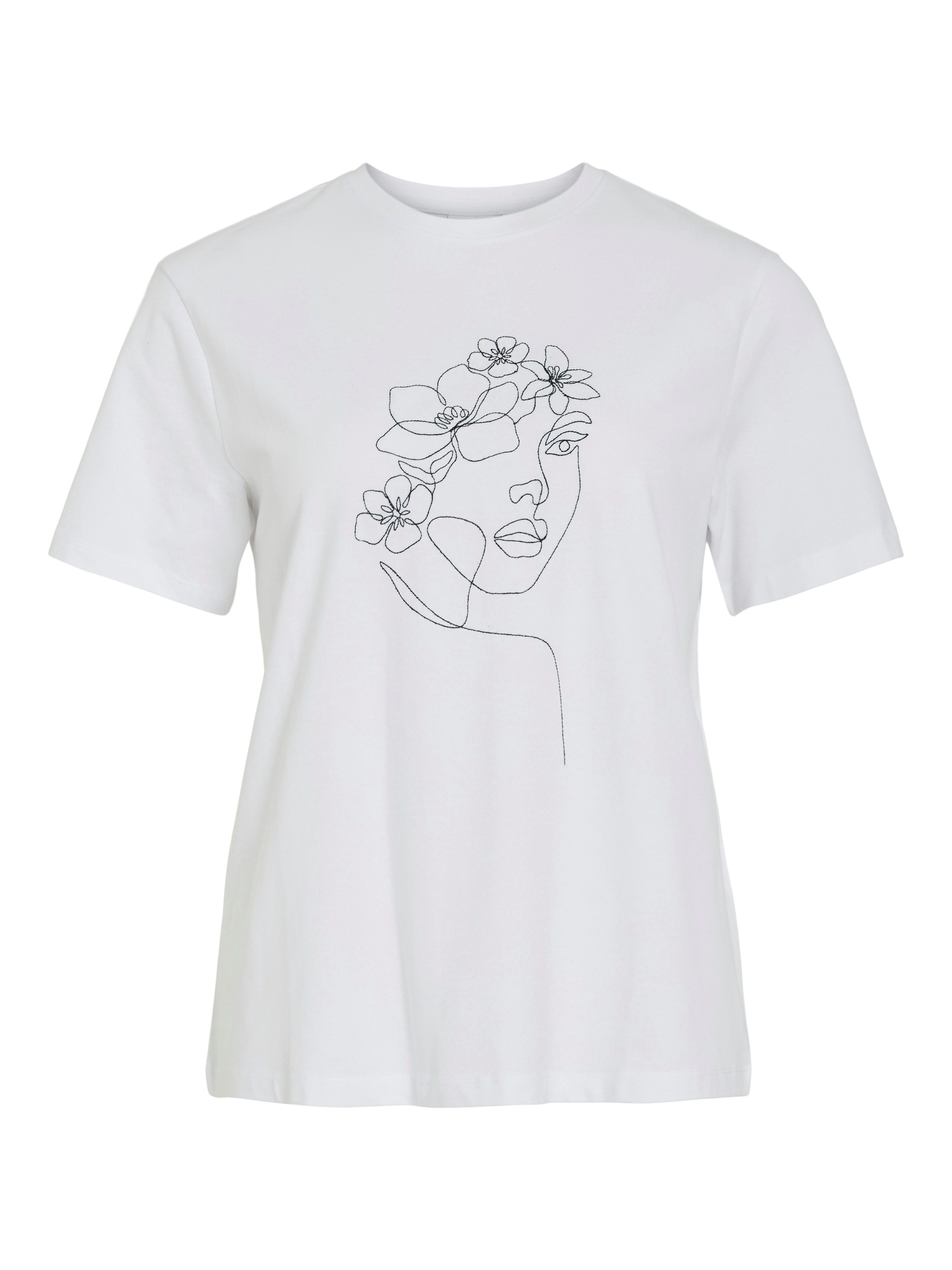 Bright White Detail:EMB JULIA BLACK BEAUTY