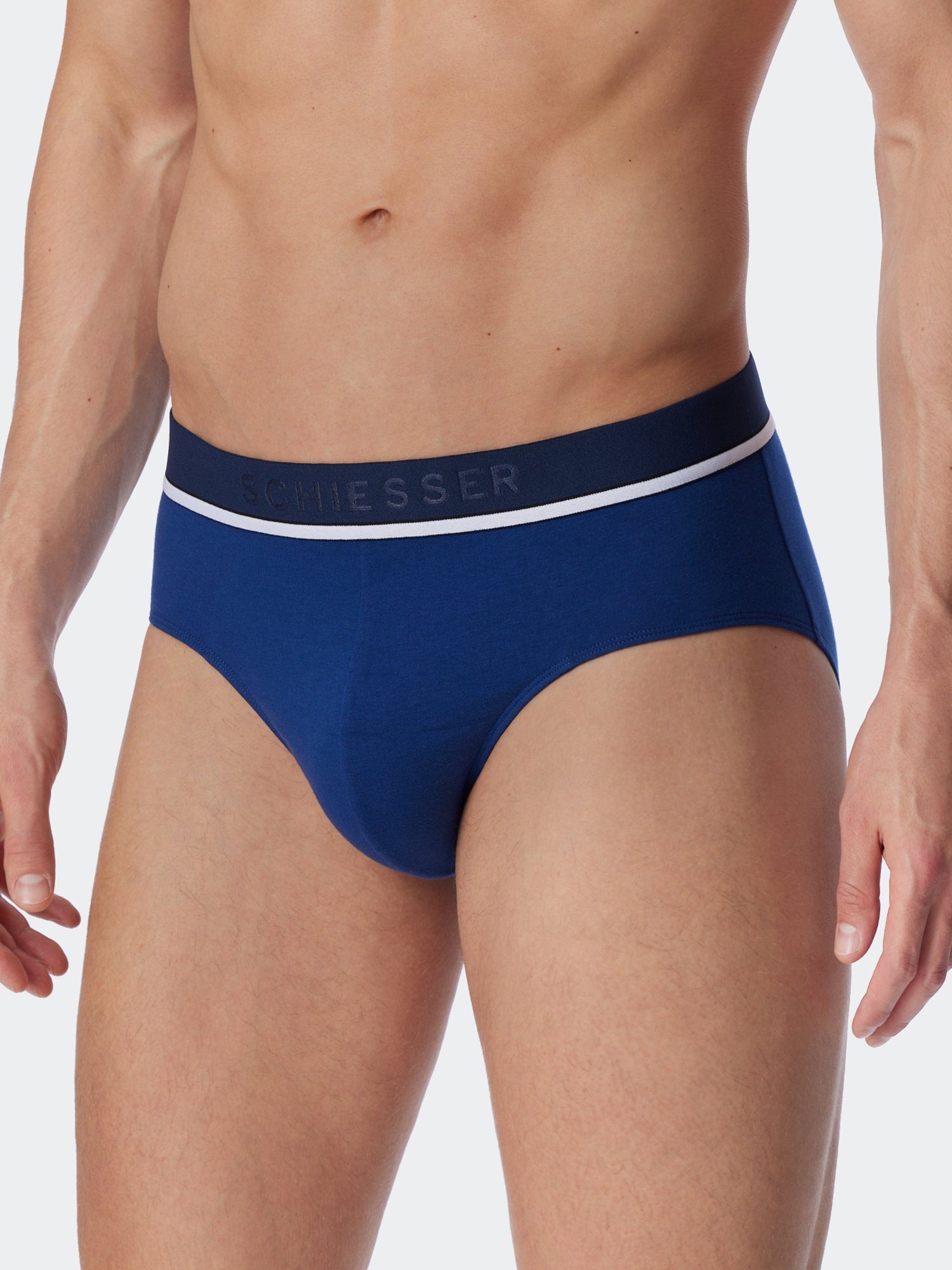 Schiesser Slip 95/5 Organic Cotton (6-St) unterhose unterwäsche basic