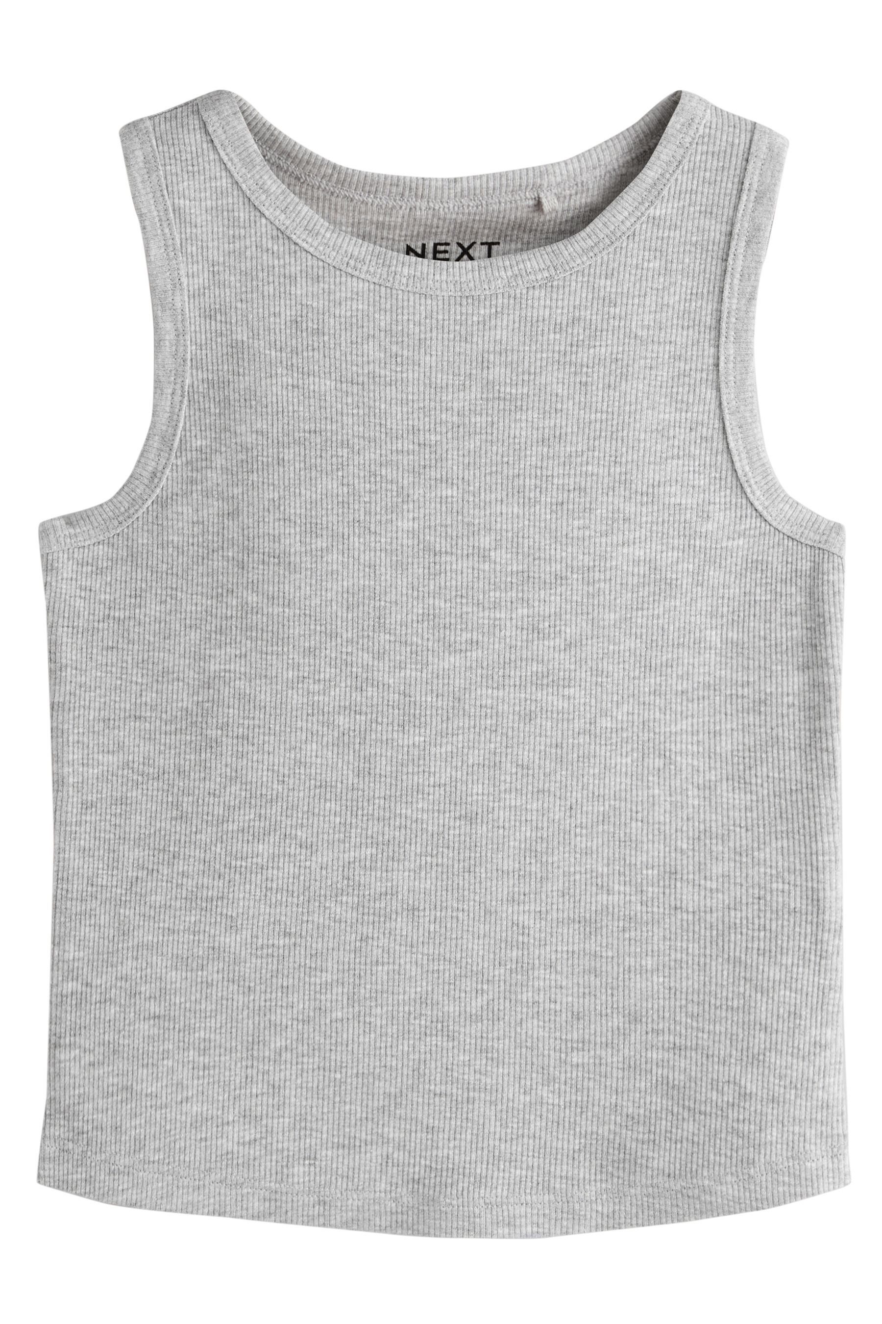Next T-Shirt Gerippte Trägertops im 7er-Pack (7-tlg)