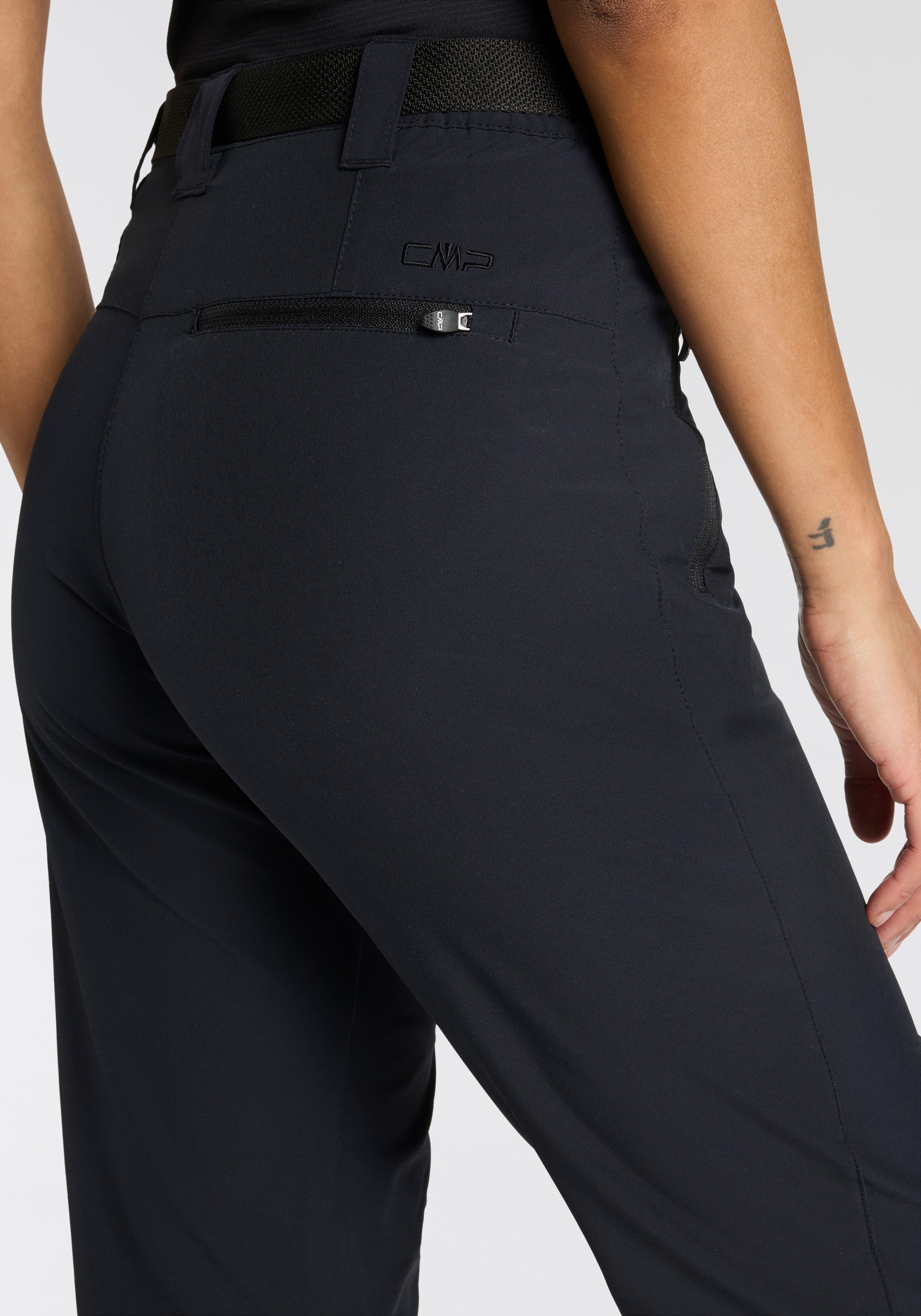 CMP Trekkinghose mit Reißverschlusstaschen, atmungsaktiv, elastisch