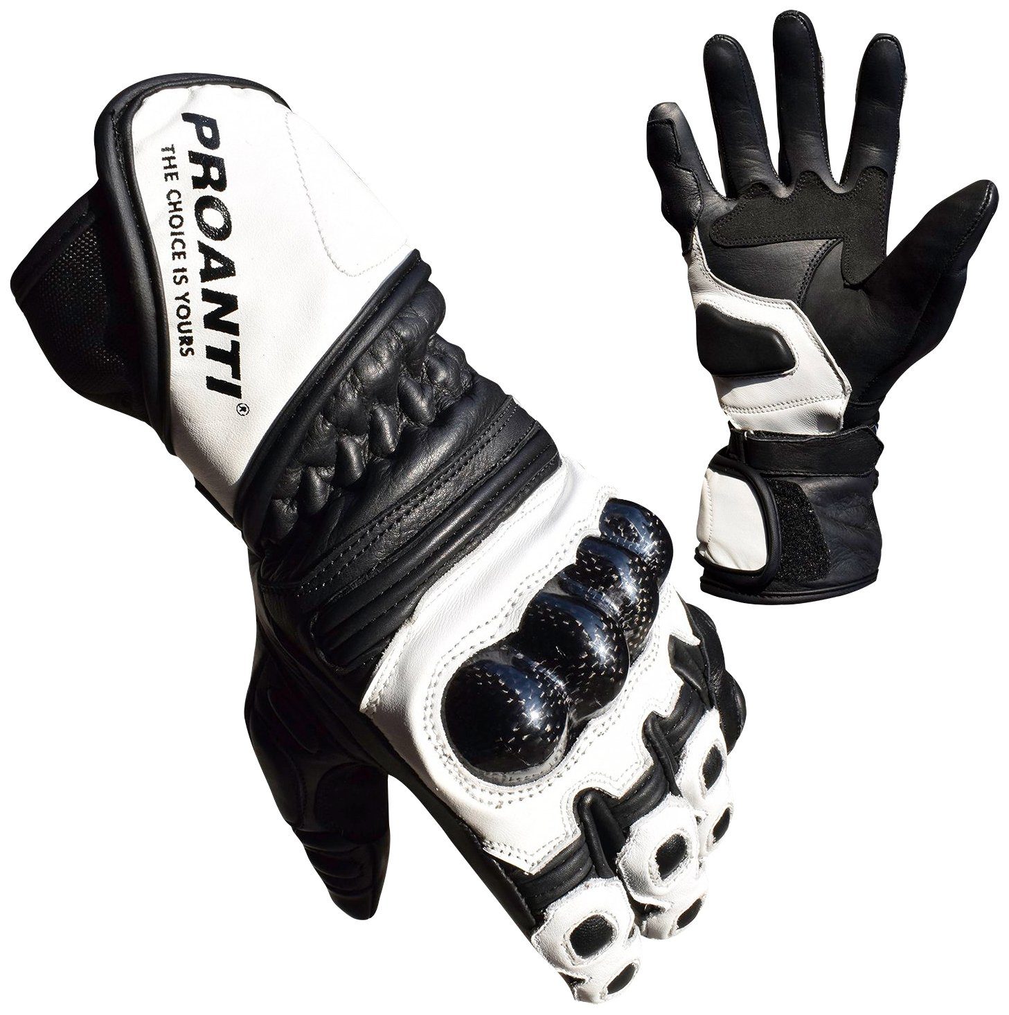 PROANTI Motorradhandschuhe Race Leder günstig online kaufen