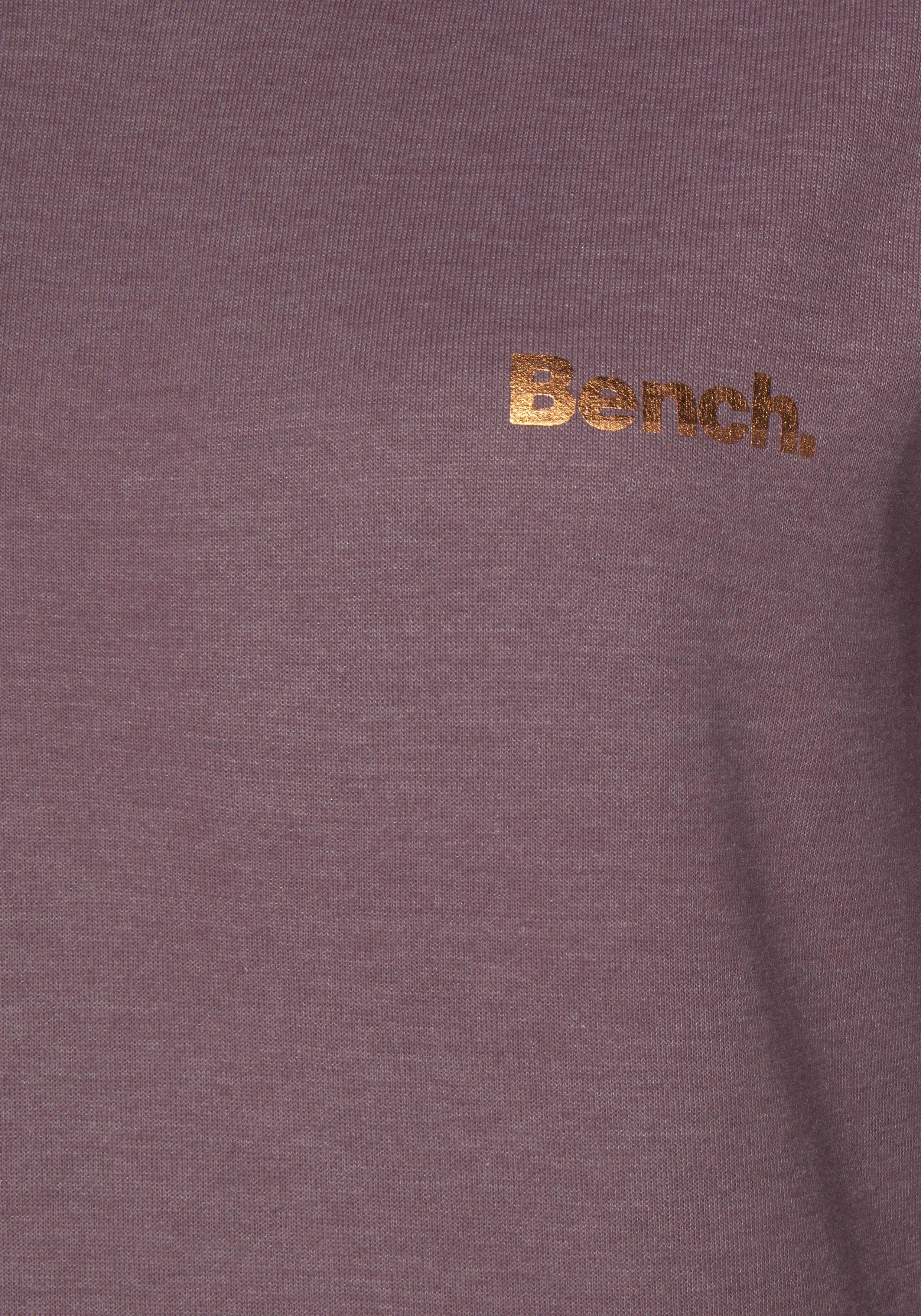 Bench. Loungewear Longsweatshirt mit Stehkragen in Layeroptik und Kängurutasche, Loungewear – Bild 5 von 5