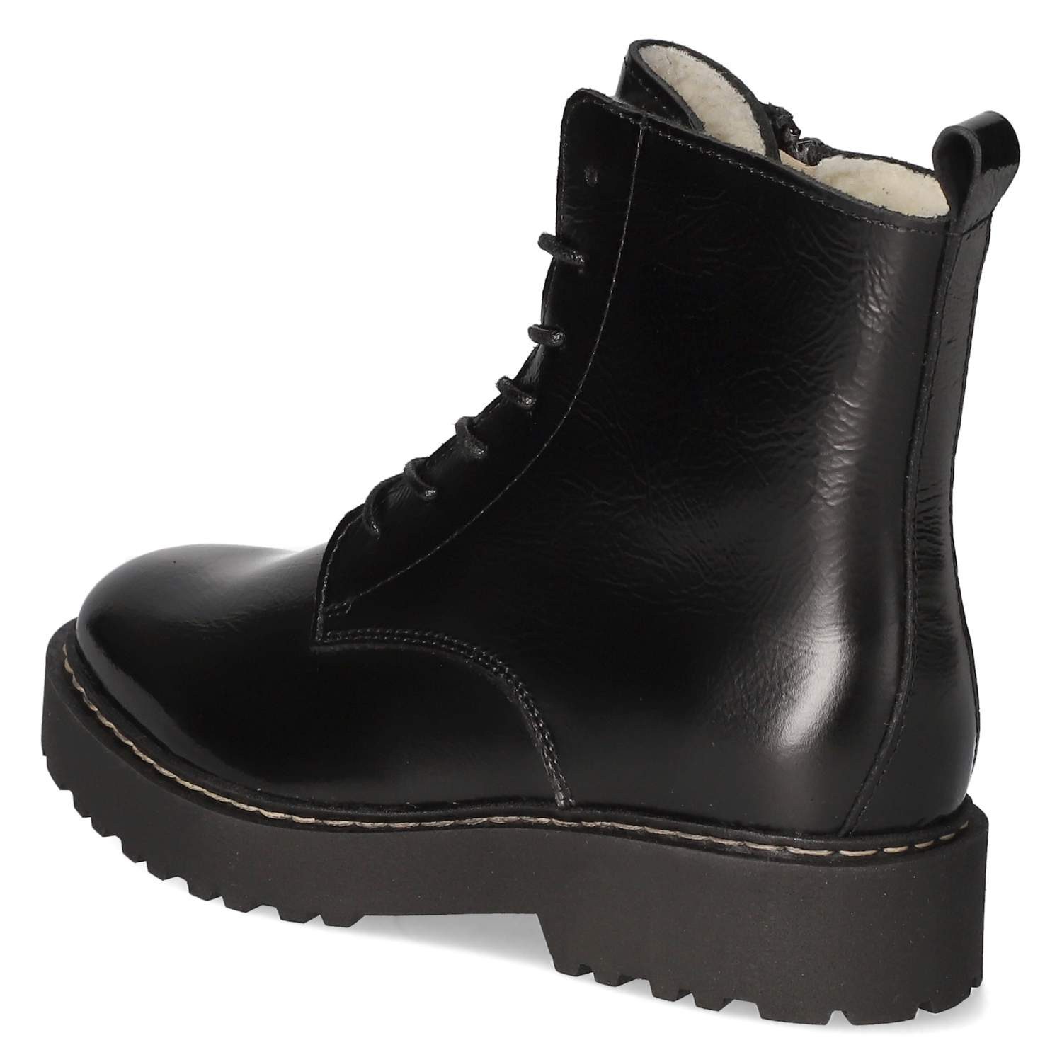 Kaerlek Kaerlek F8280-244-11VE Damen Lackleder schwarz Winterstiefel