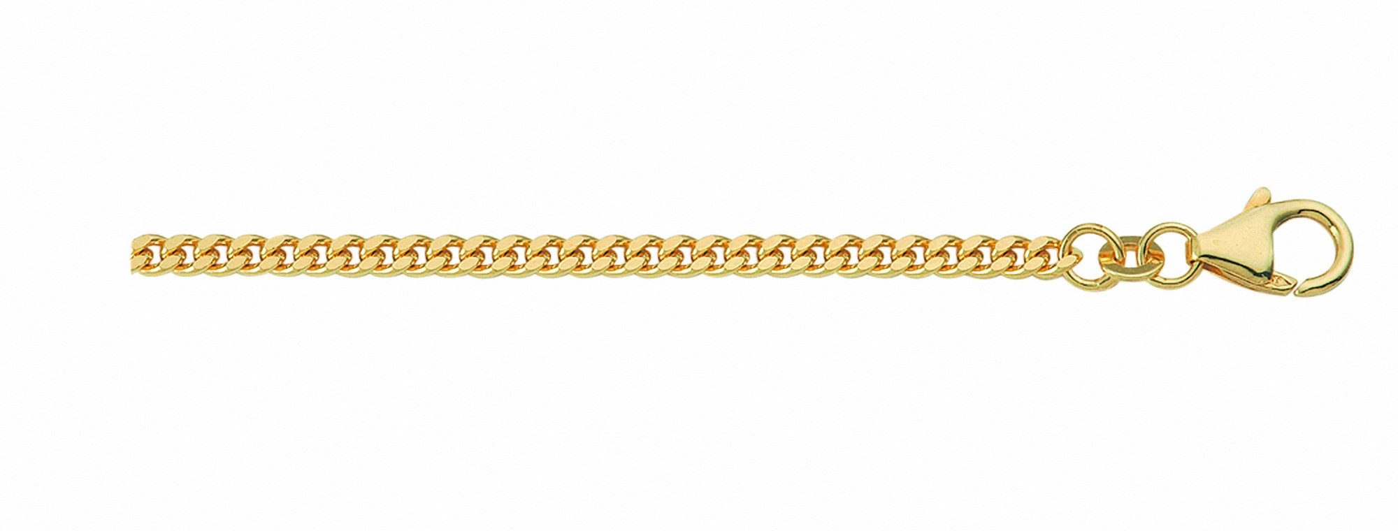 Adelia´s Goldkette Damen 585 Gold Flach günstig online kaufen