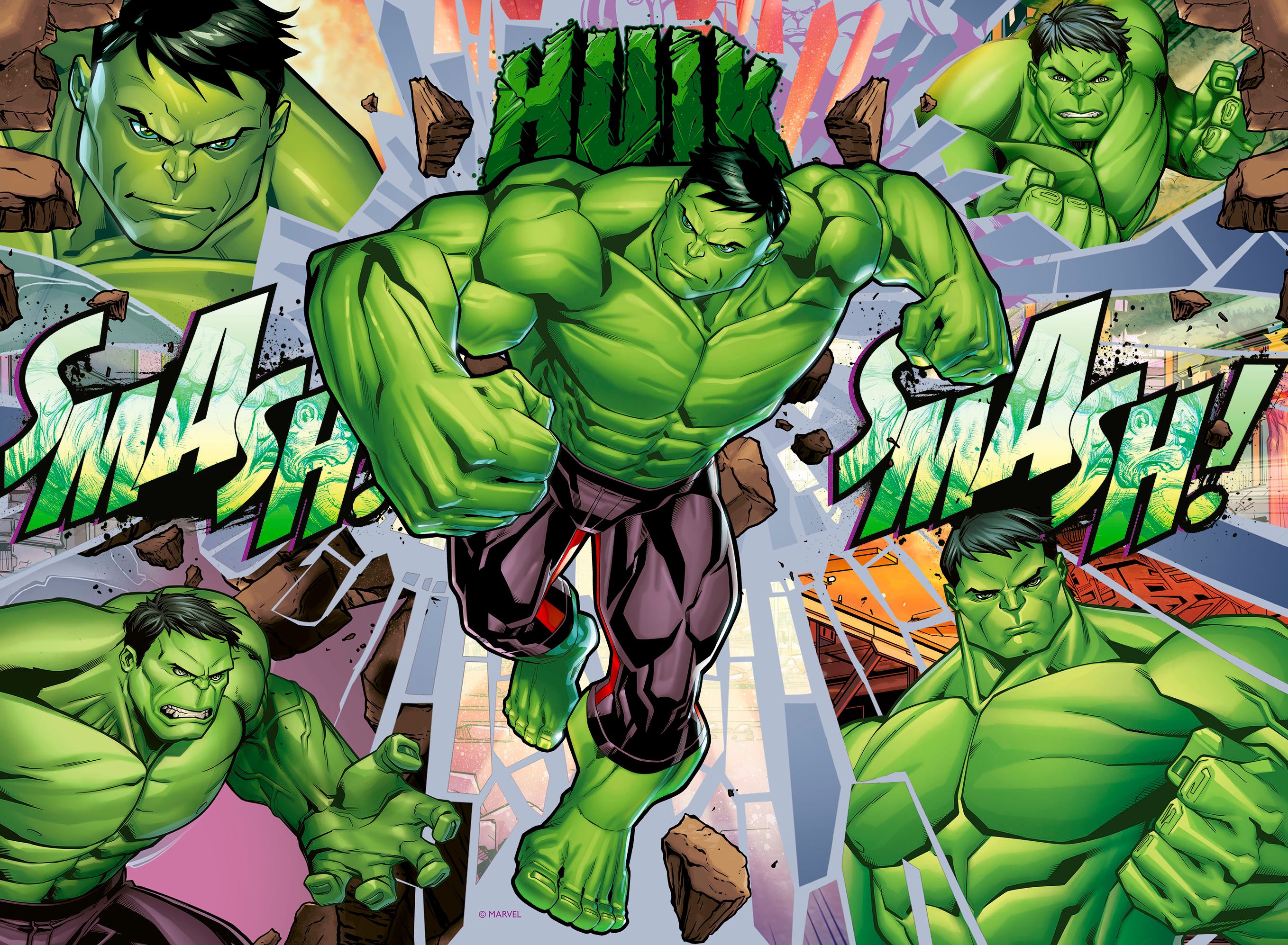 Ravensburger Puzzle Marvel Avengers - Der unglaubliche Avenger, 100 Puzzleteile, Made in Germany