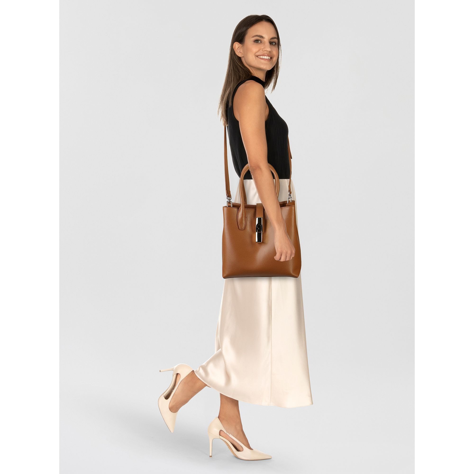 Furla Henkeltasche Goccia, Leder