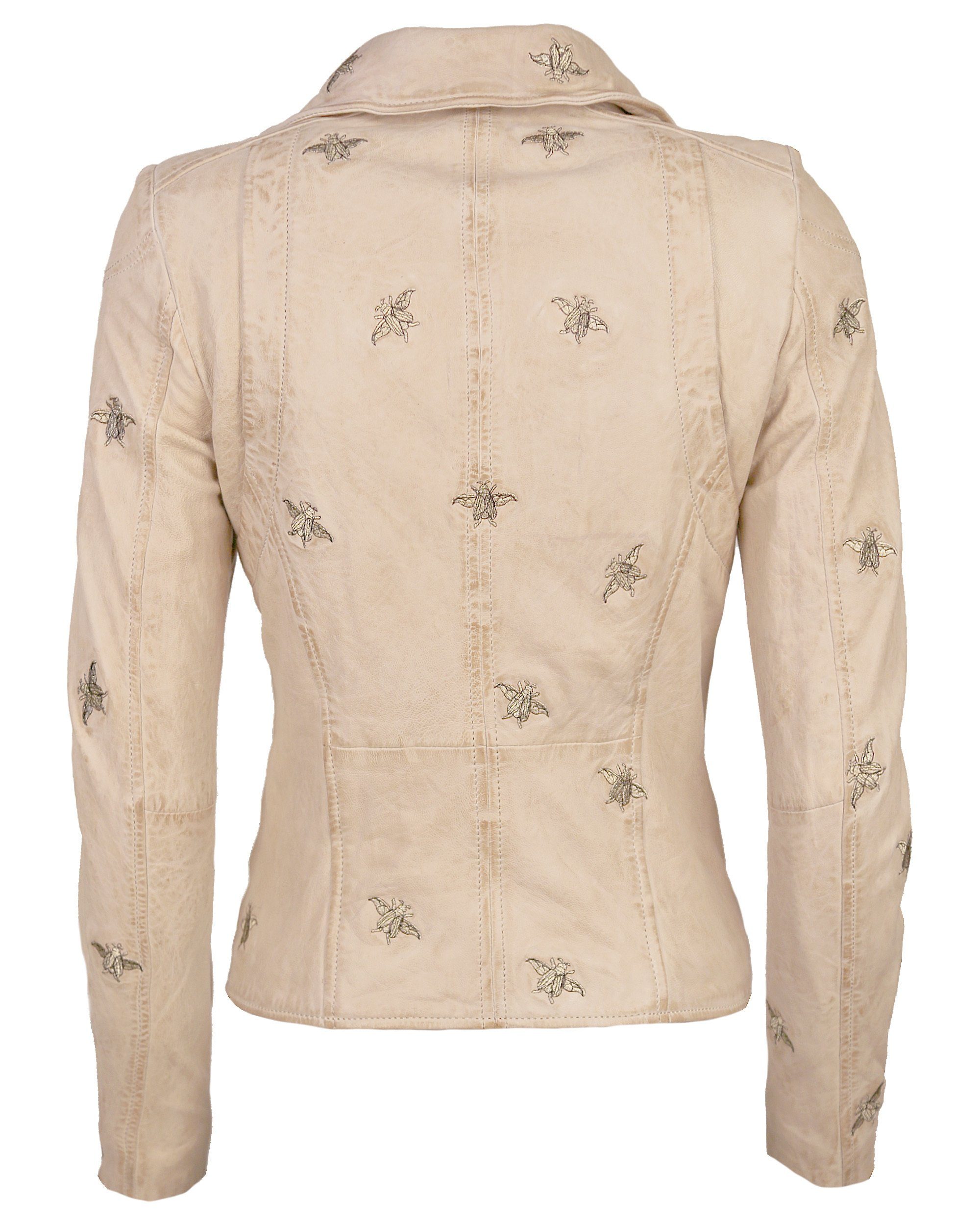 Blackridge Maze cream Lederjacke