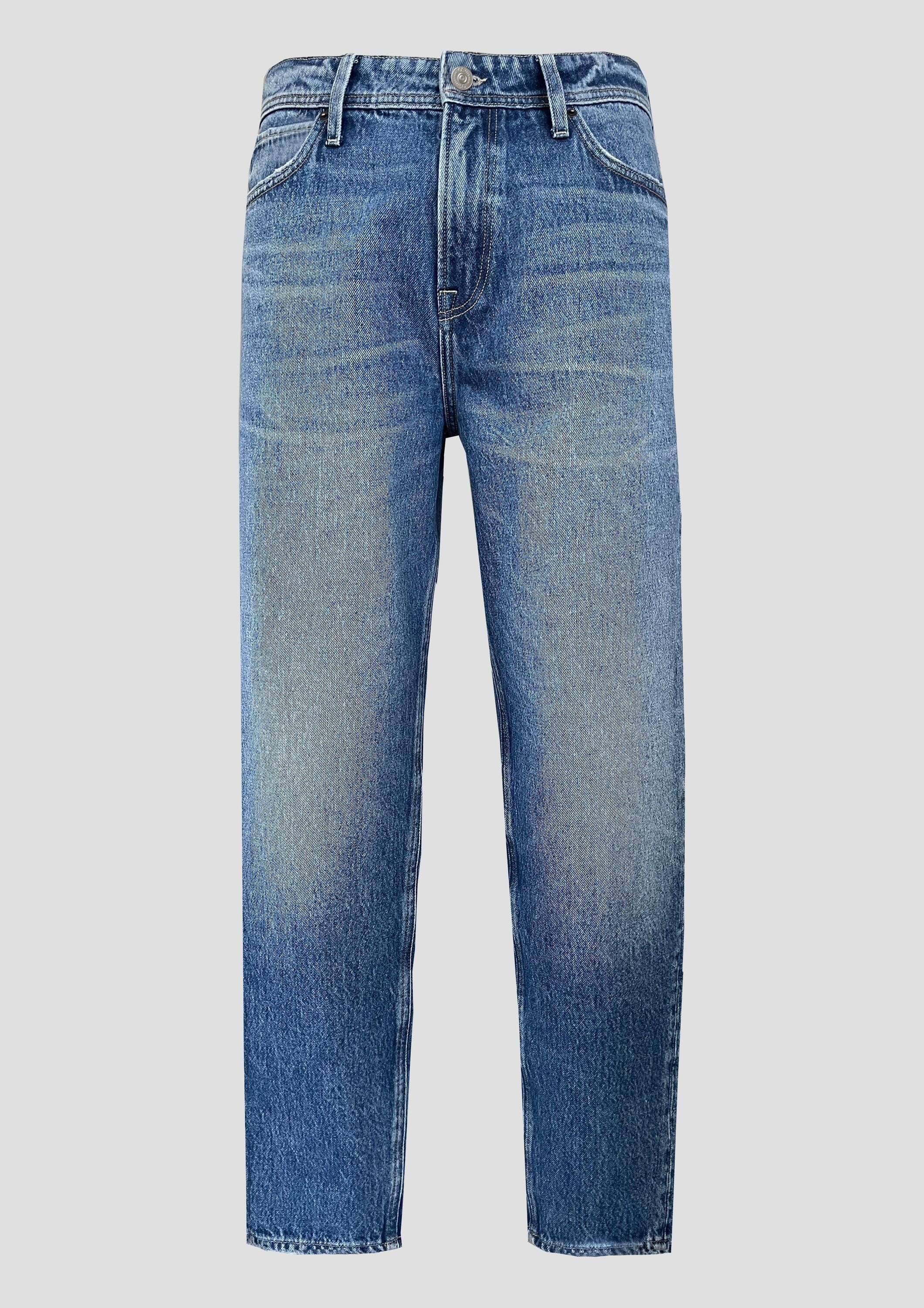 QS Regular-fit-Jeans Jeans-Hose Denim Devon / Relaxed Fit / Mid Rise / Tapered Leg